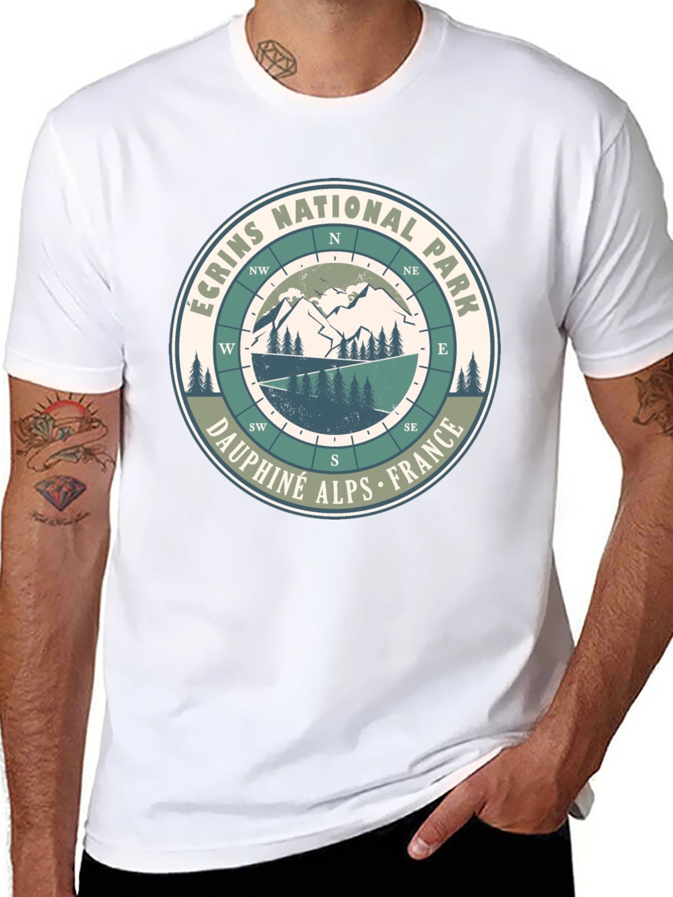 Écrins National Park T-Shirt - Dauphiné Alps France