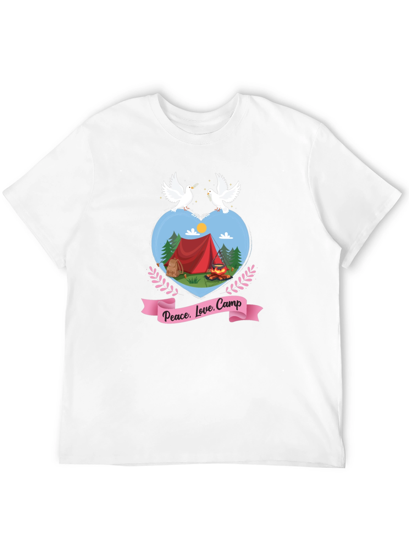 Peace Love Camp Graphic T-Shirt