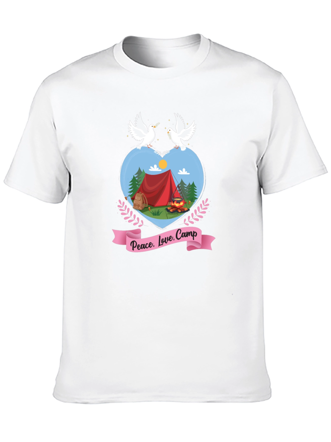 Peace Love Camp Graphic T-Shirt