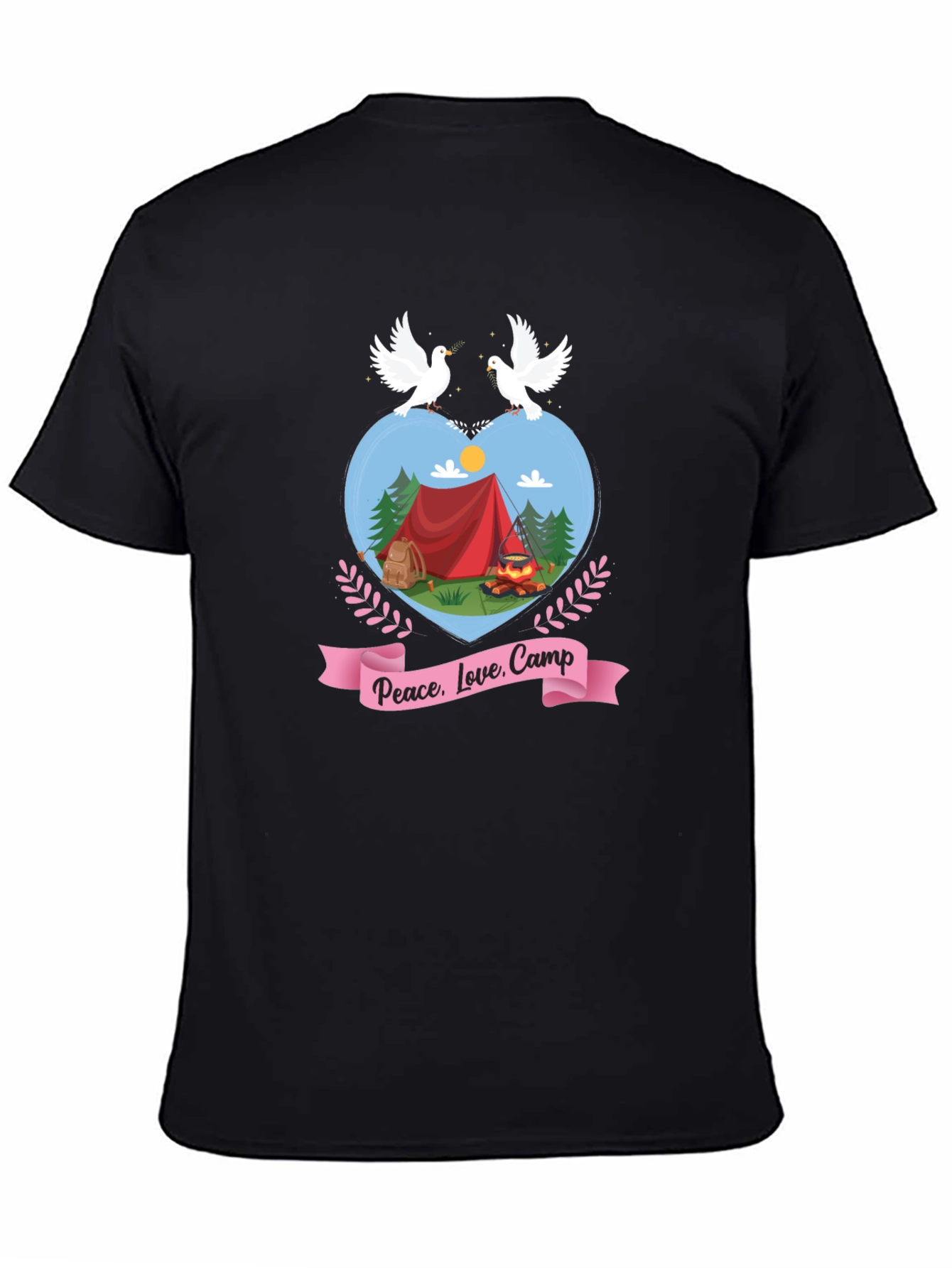 Peace Love Camp Graphic T-Shirt