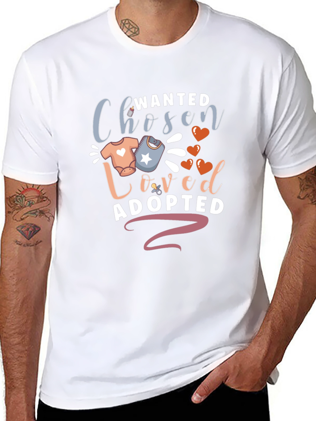 Wanted Chosen Loved Adopted T-Shirt