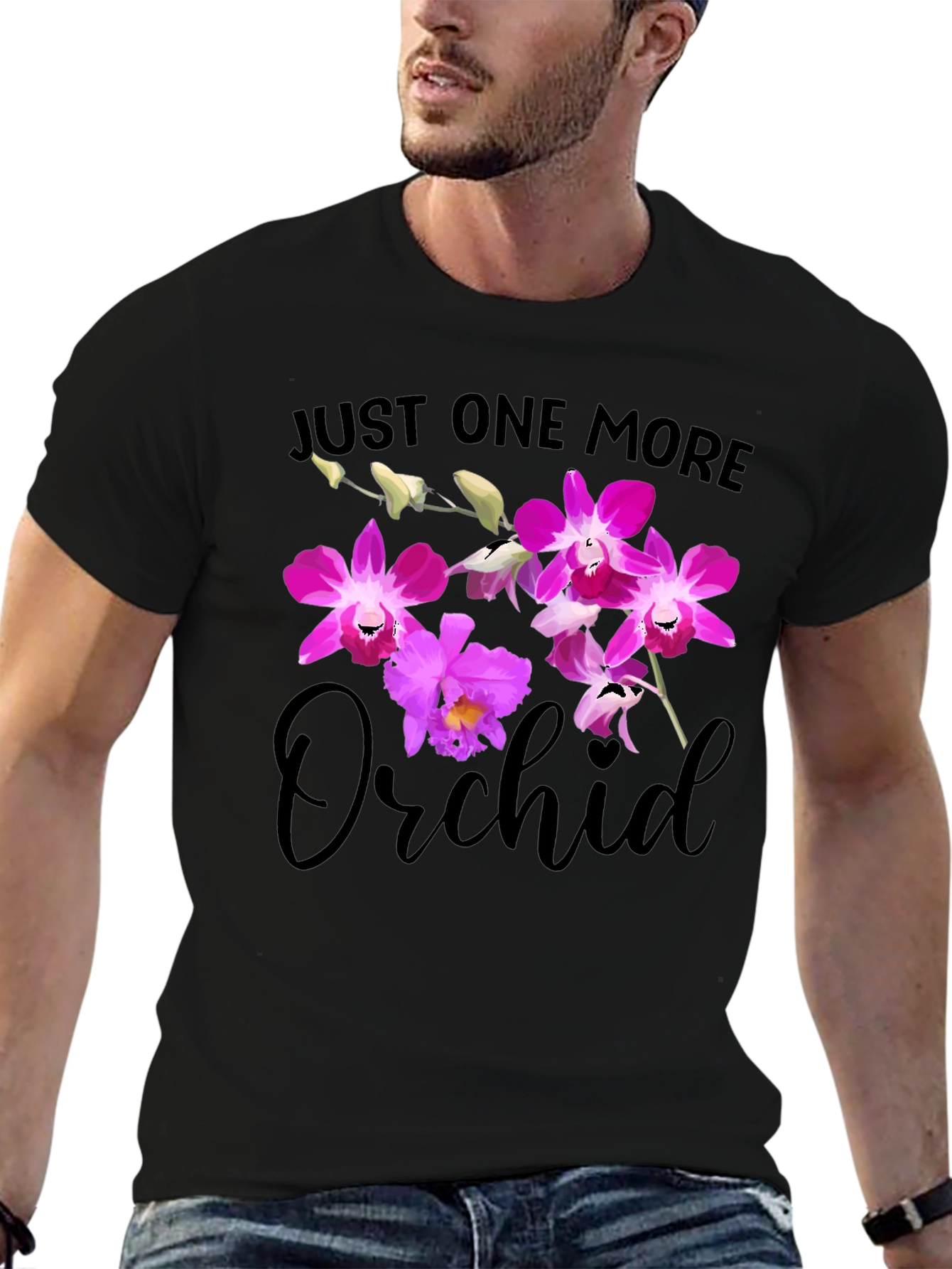 Just One More Orchid Graphic Tee