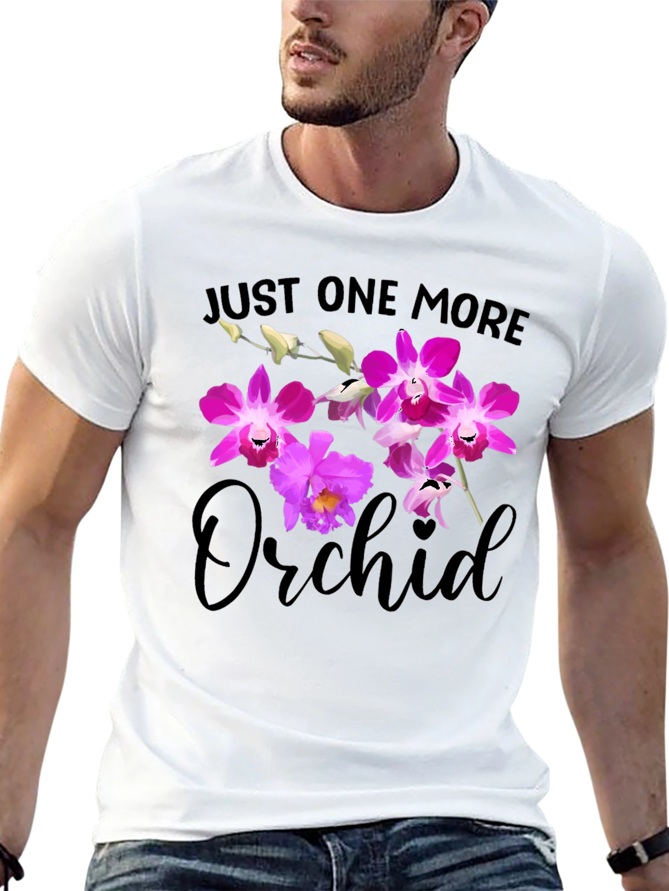 Just One More Orchid Graphic Tee