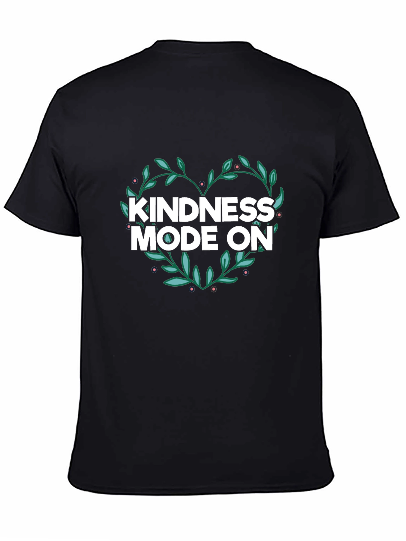 Kindness Mode On Graphic Tee - Black