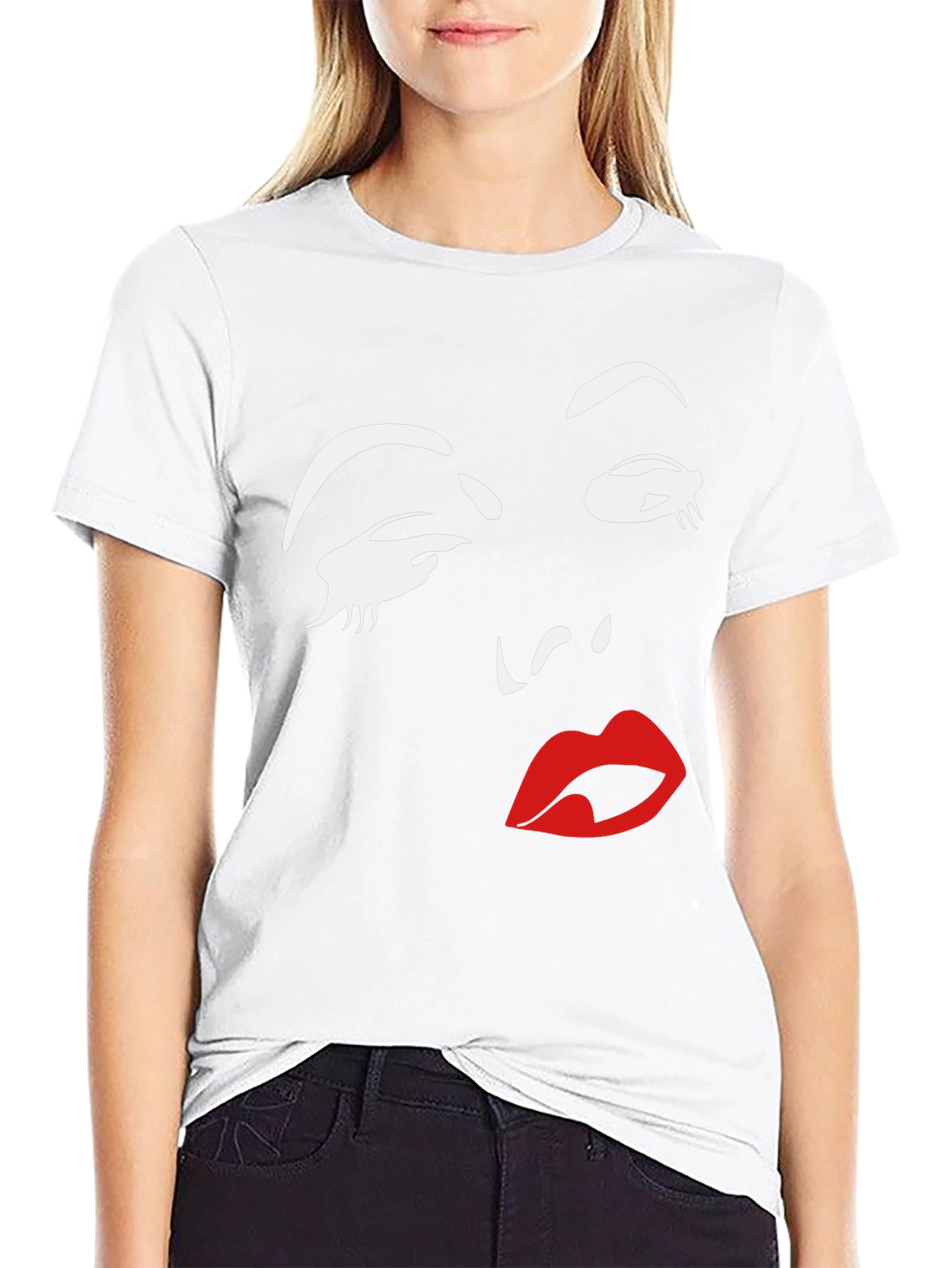 Graphic Print Tee - Retro Glamour T-Shirt