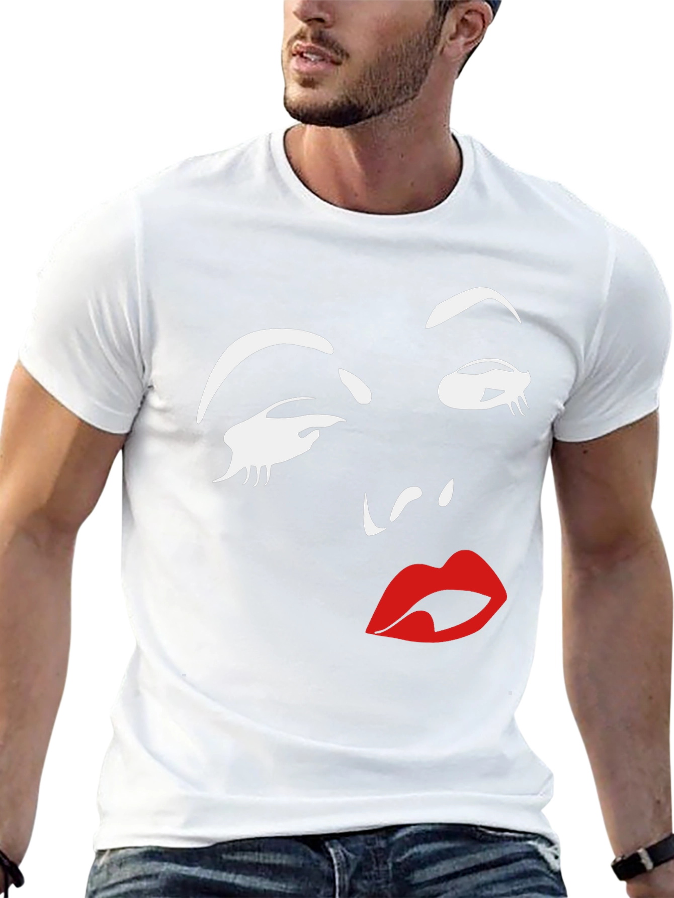 Graphic Print Tee - Retro Glamour T-Shirt