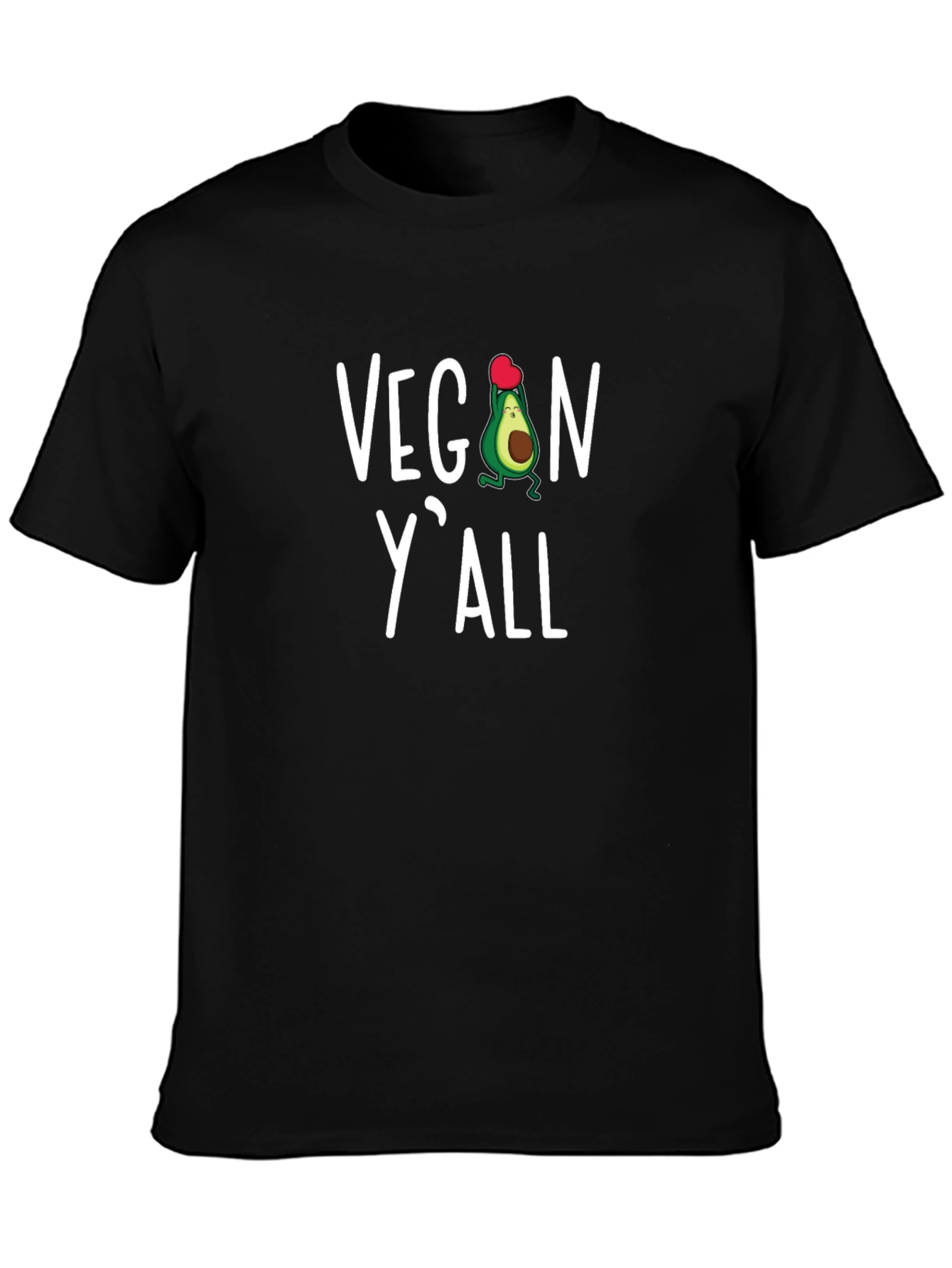 Vegan Yall Avocado Graphic Tee