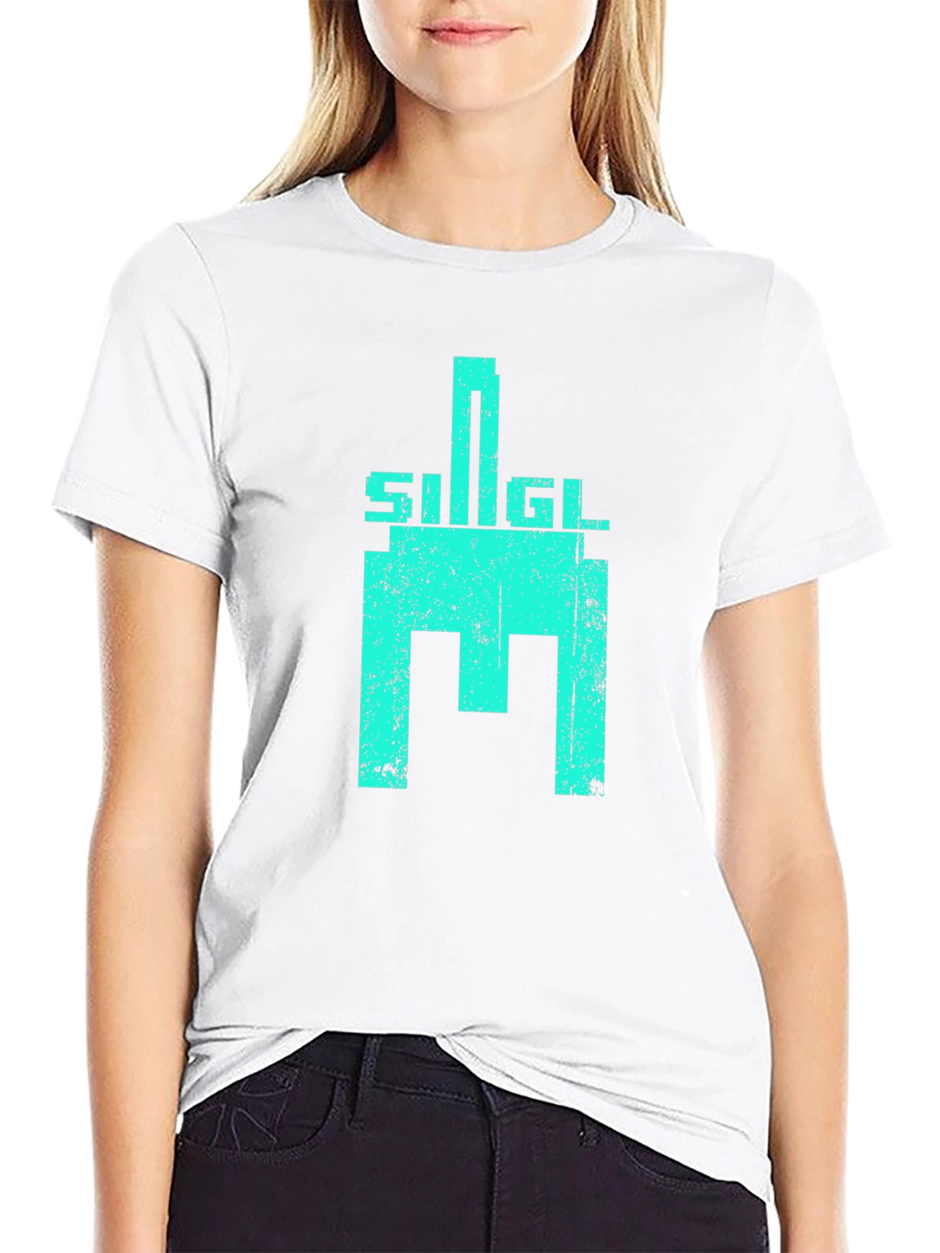 Retro SIGL Graphic T-Shirt - Distressed Print