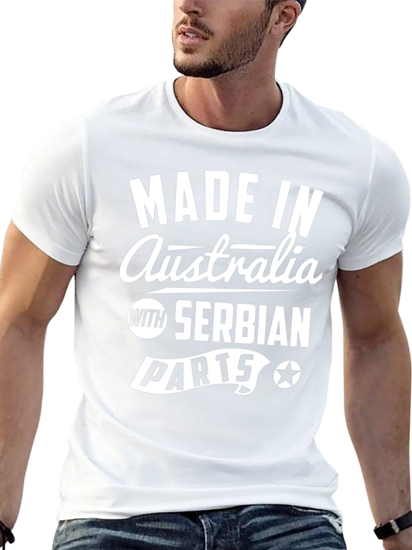 Made In Australia With Serbian Parts T-Shirt