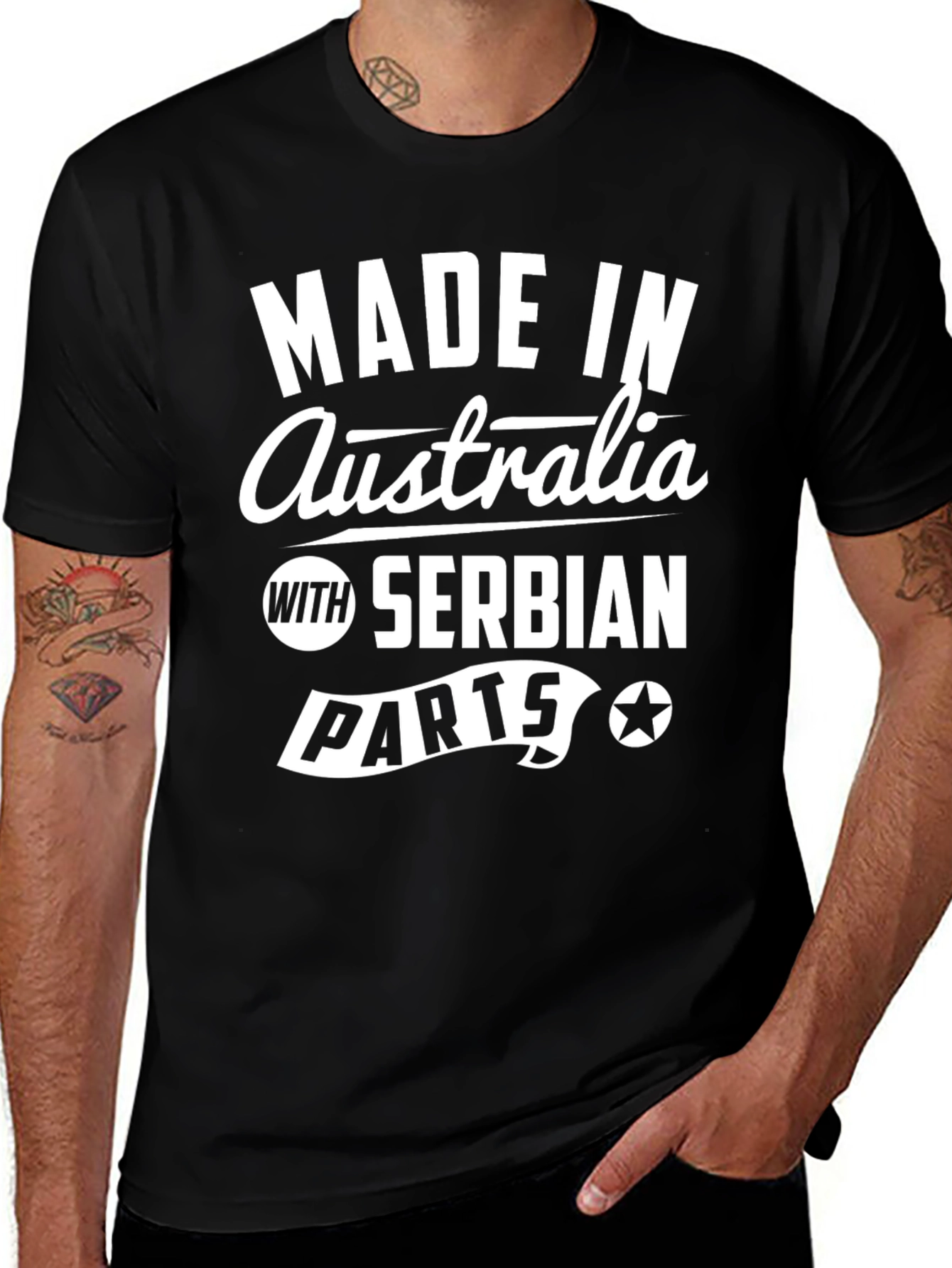 Made In Australia With Serbian Parts T-Shirt