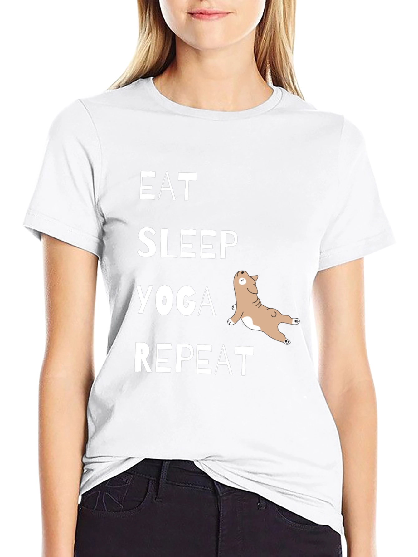 Eat Sleep Yoga Repeat T-Shirt