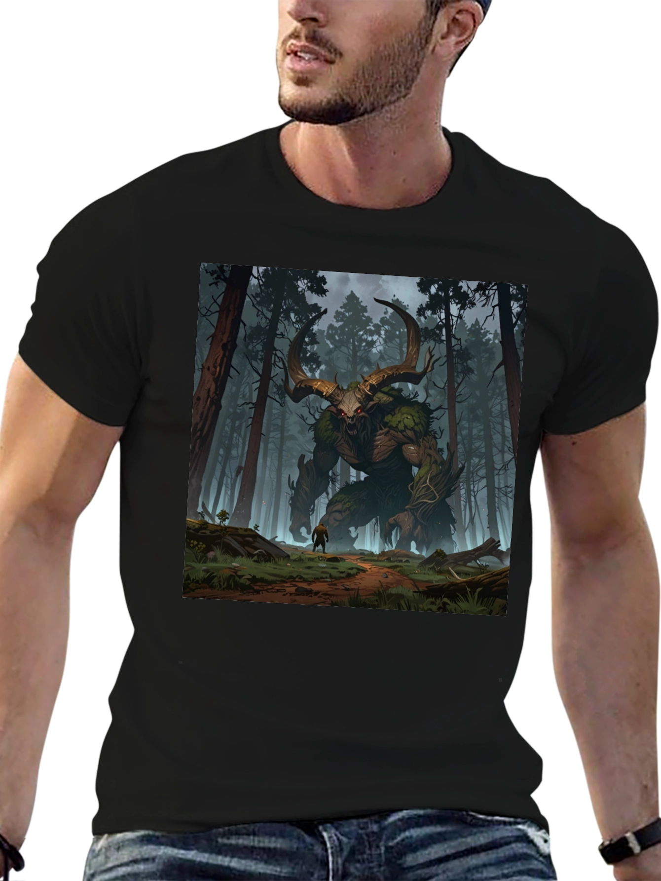 Monster in the Woods Graphic Tee