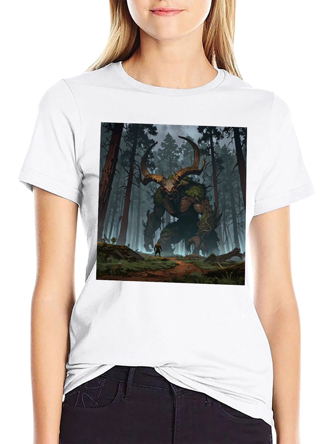 Monster in the Woods Graphic Tee
