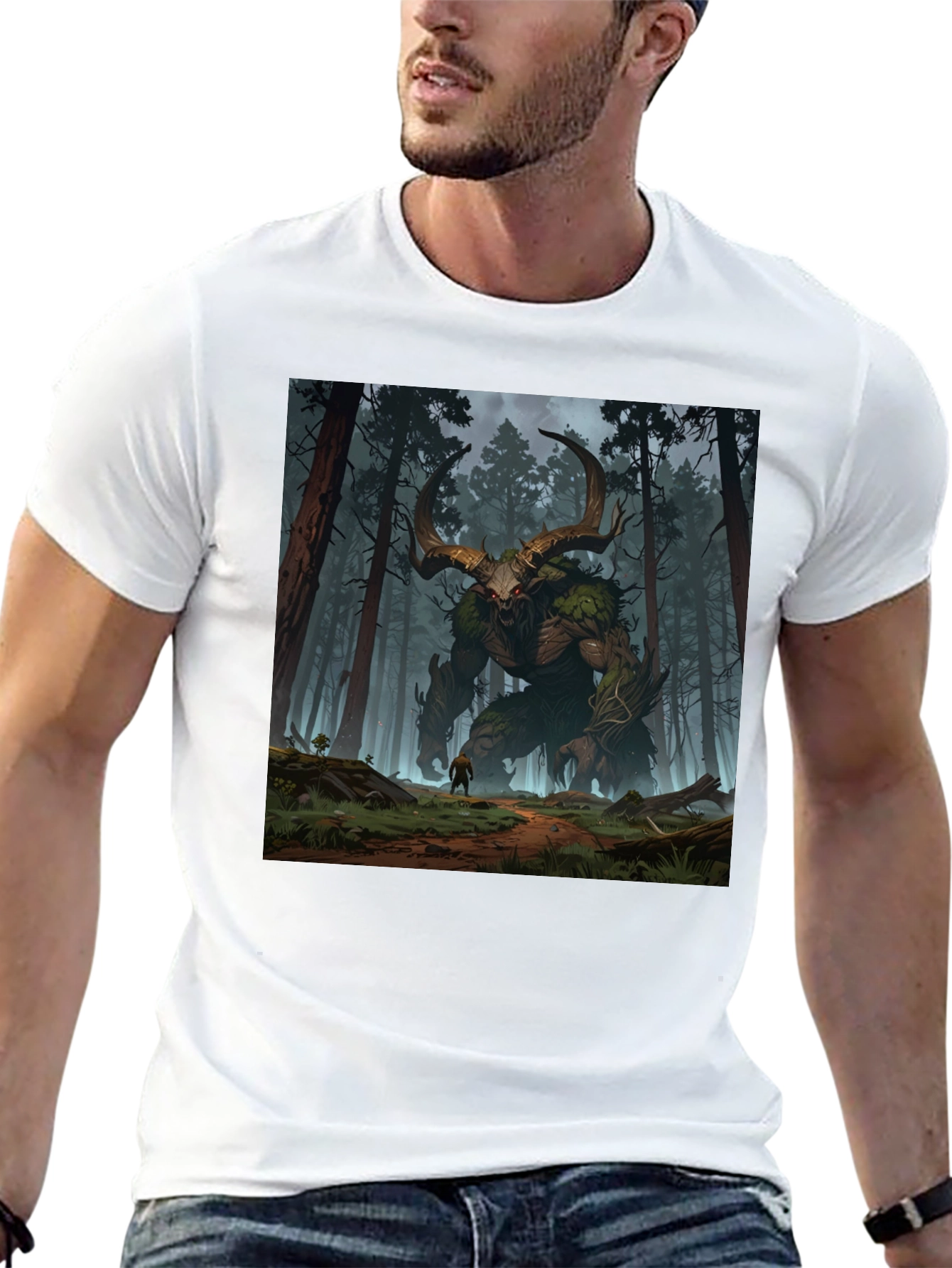 Monster in the Woods Graphic Tee