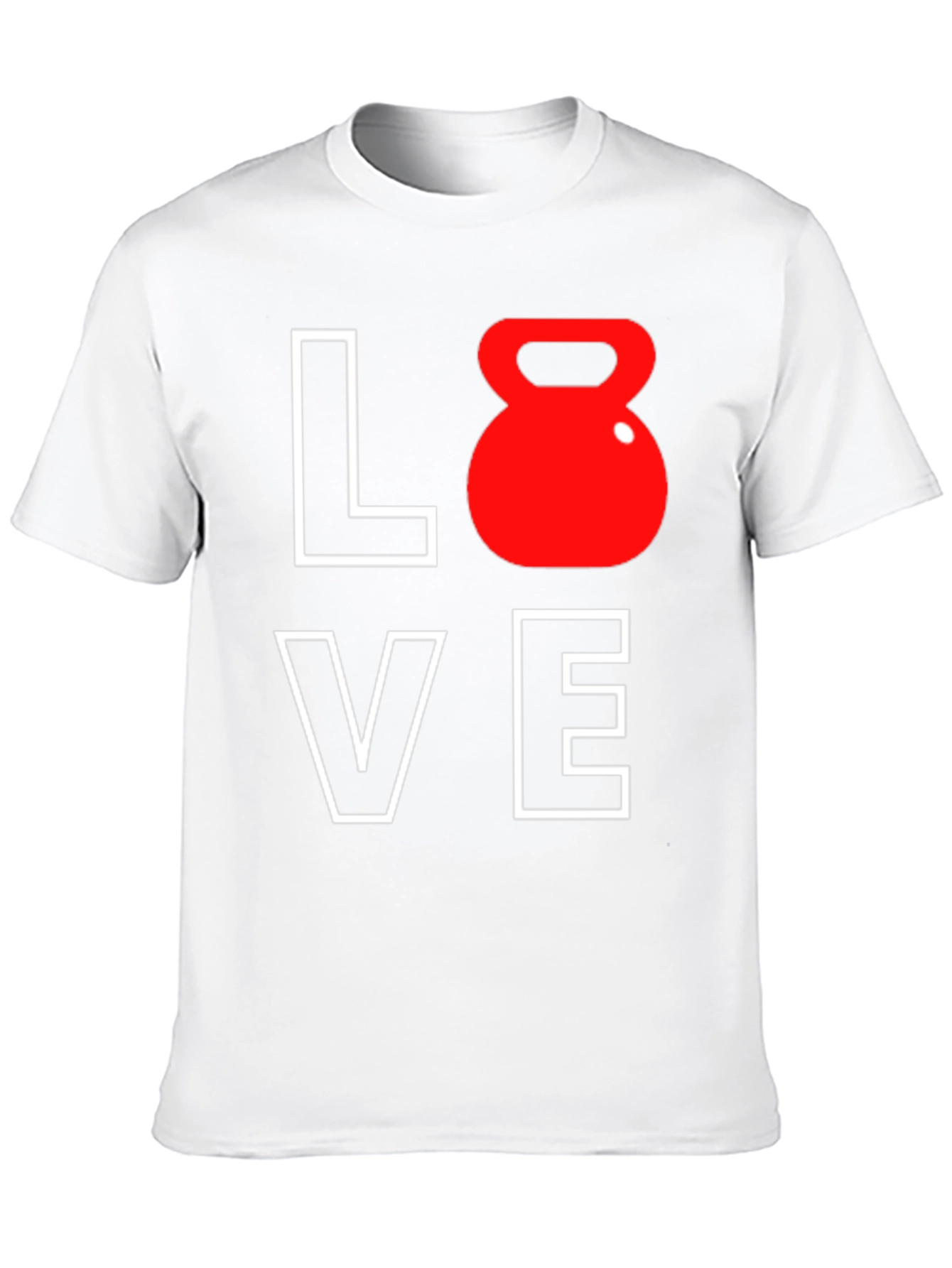 Love Kettlebell T-Shirt - Workout Motivation