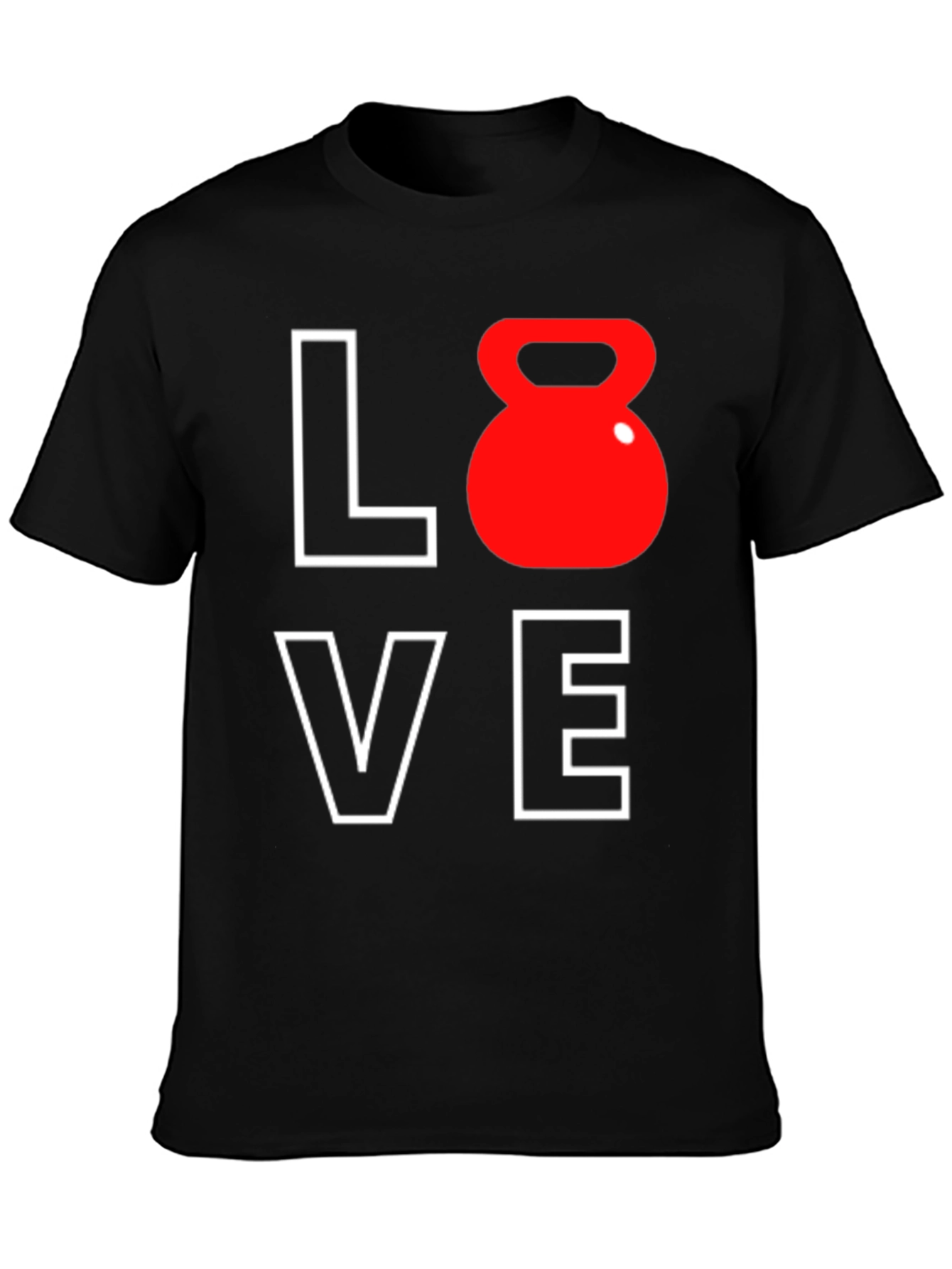 Love Kettlebell T-Shirt - Workout Motivation