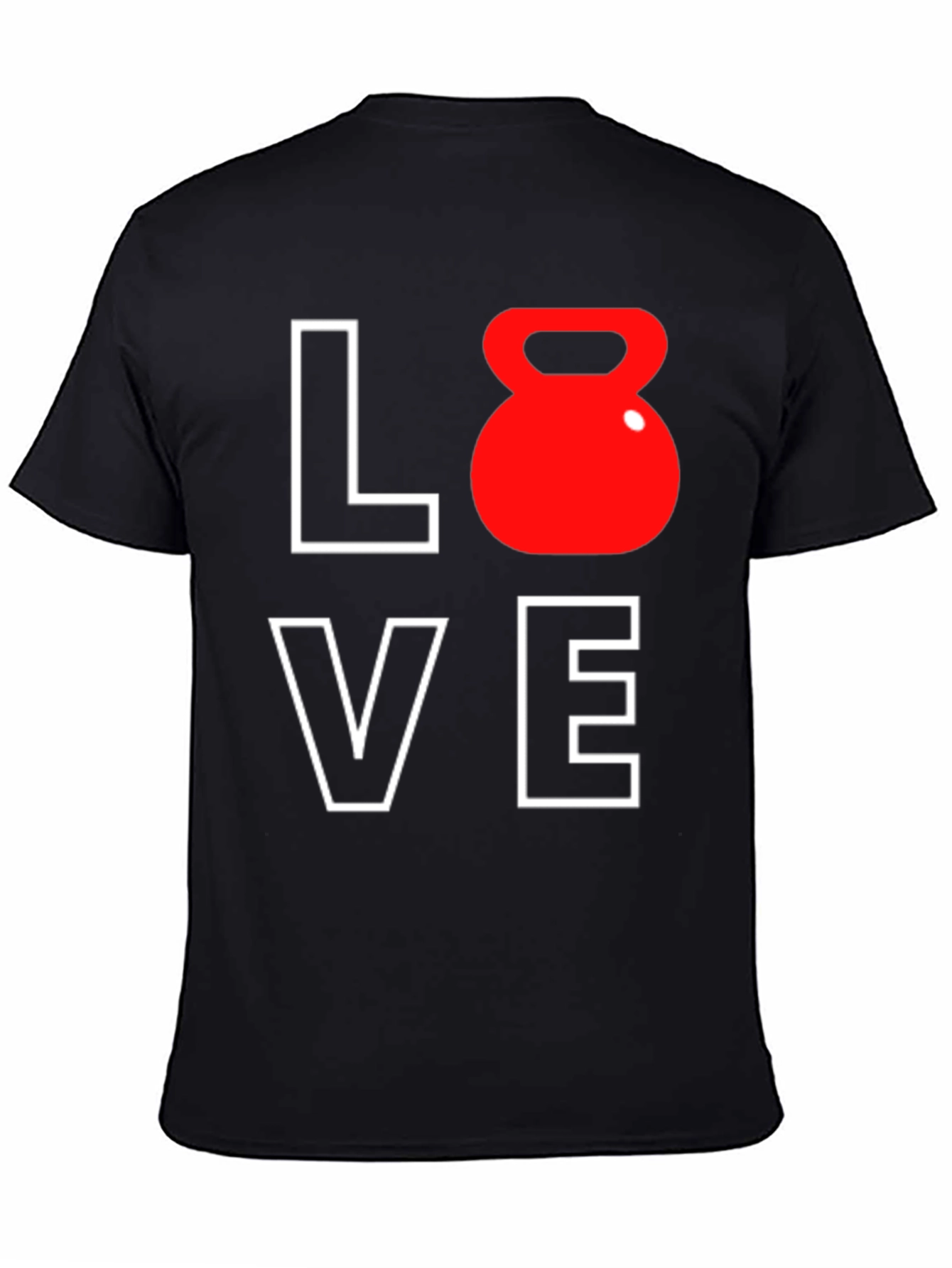 Love Kettlebell T-Shirt - Workout Motivation
