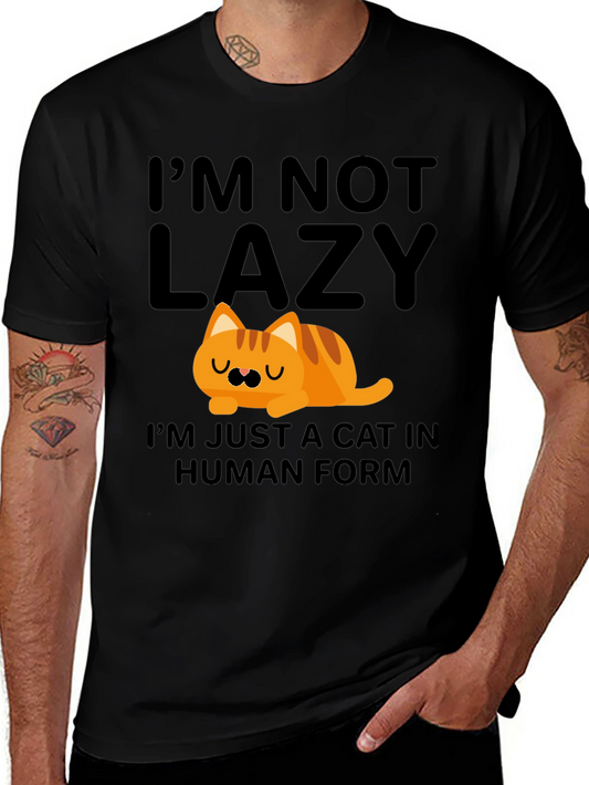 Im Not Lazy Cat T-Shirt