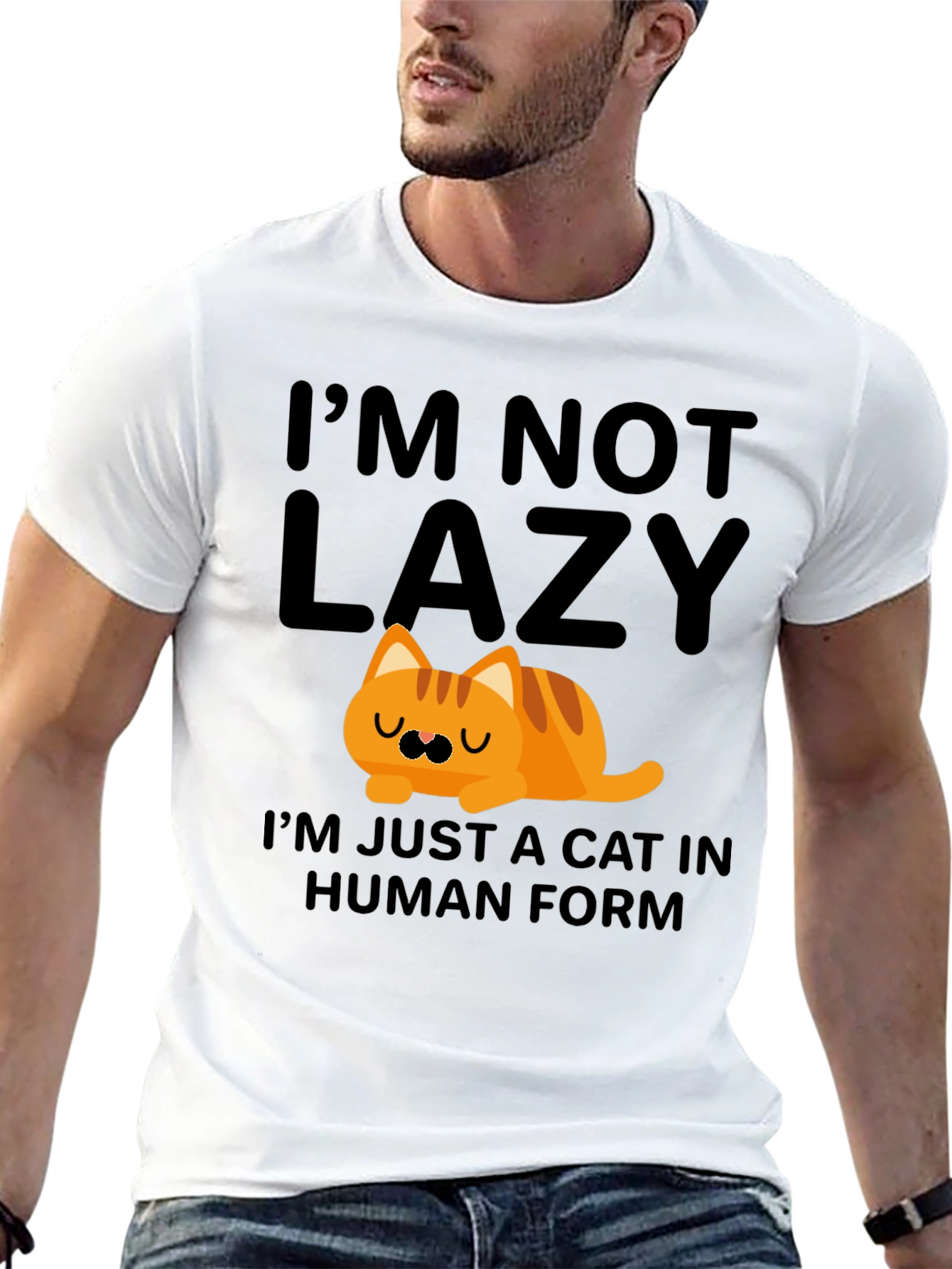 Im Not Lazy Cat T-Shirt