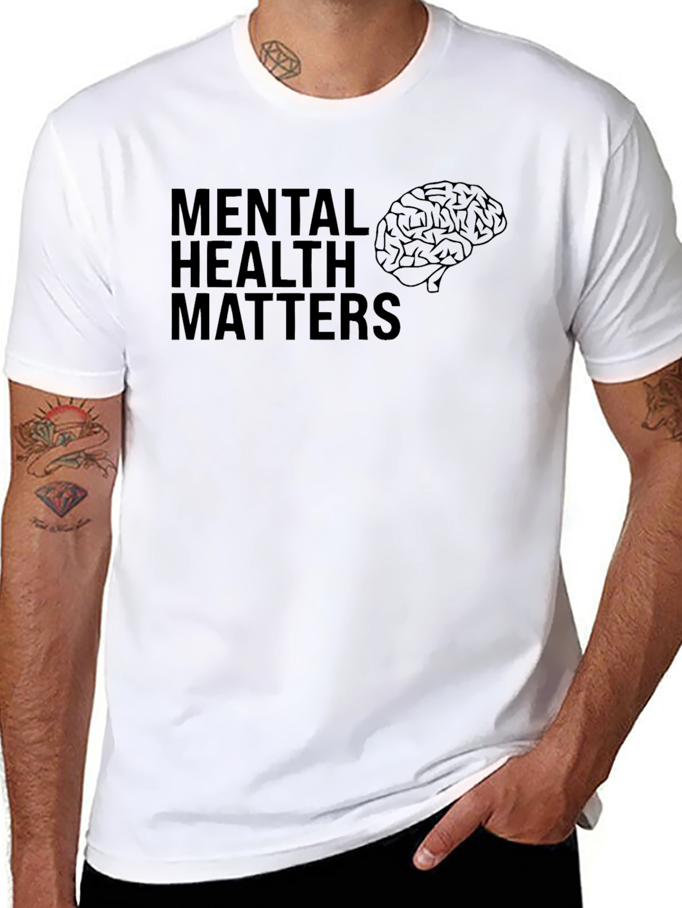 Mental Health Matters T-Shirt - Black