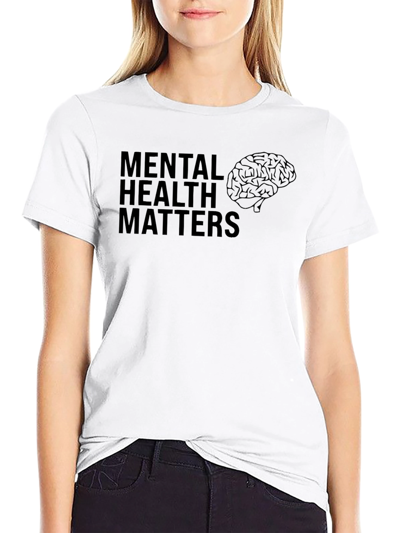 Mental Health Matters T-Shirt - Black
