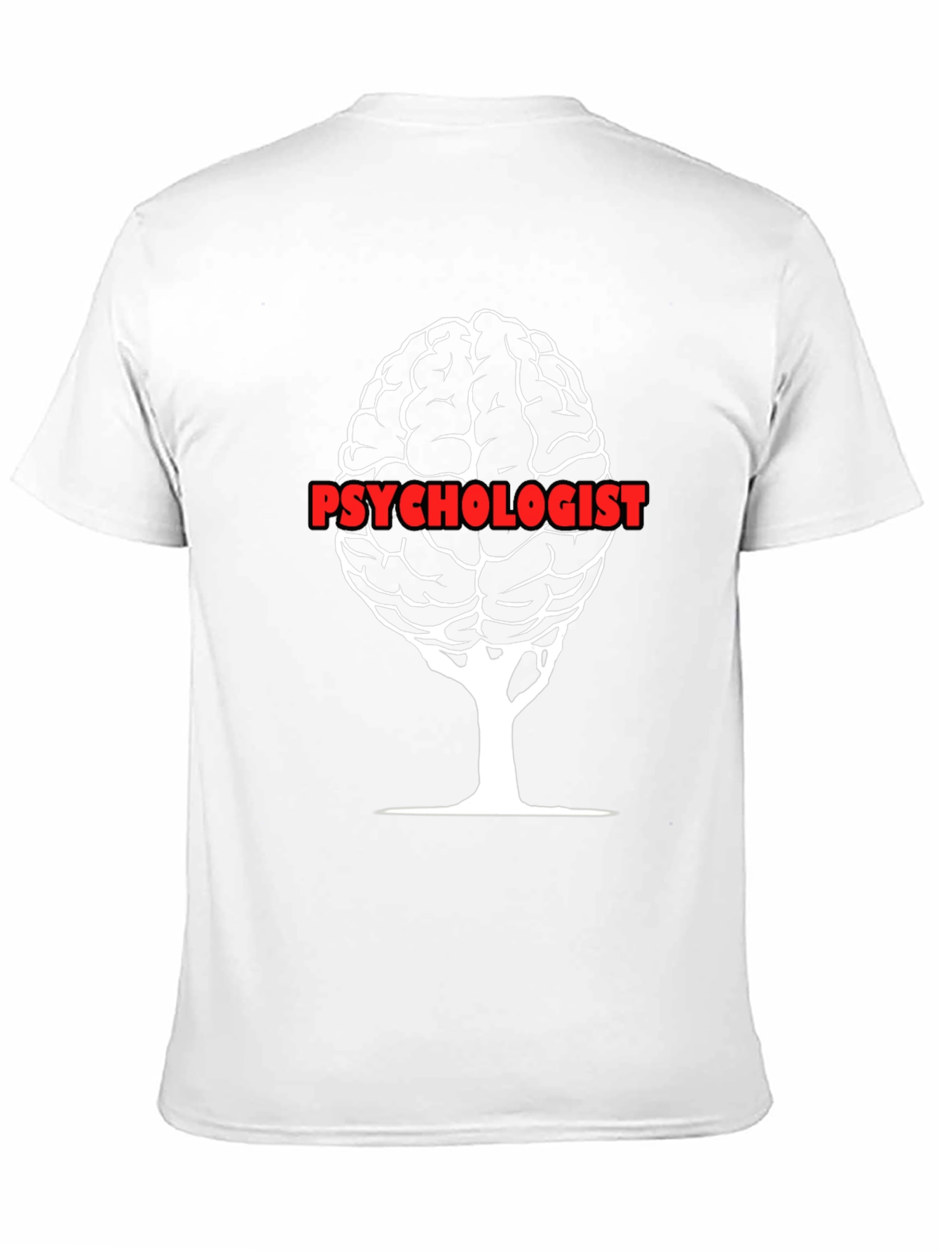 Psychologist Brain Tree Graphic T-Shirt