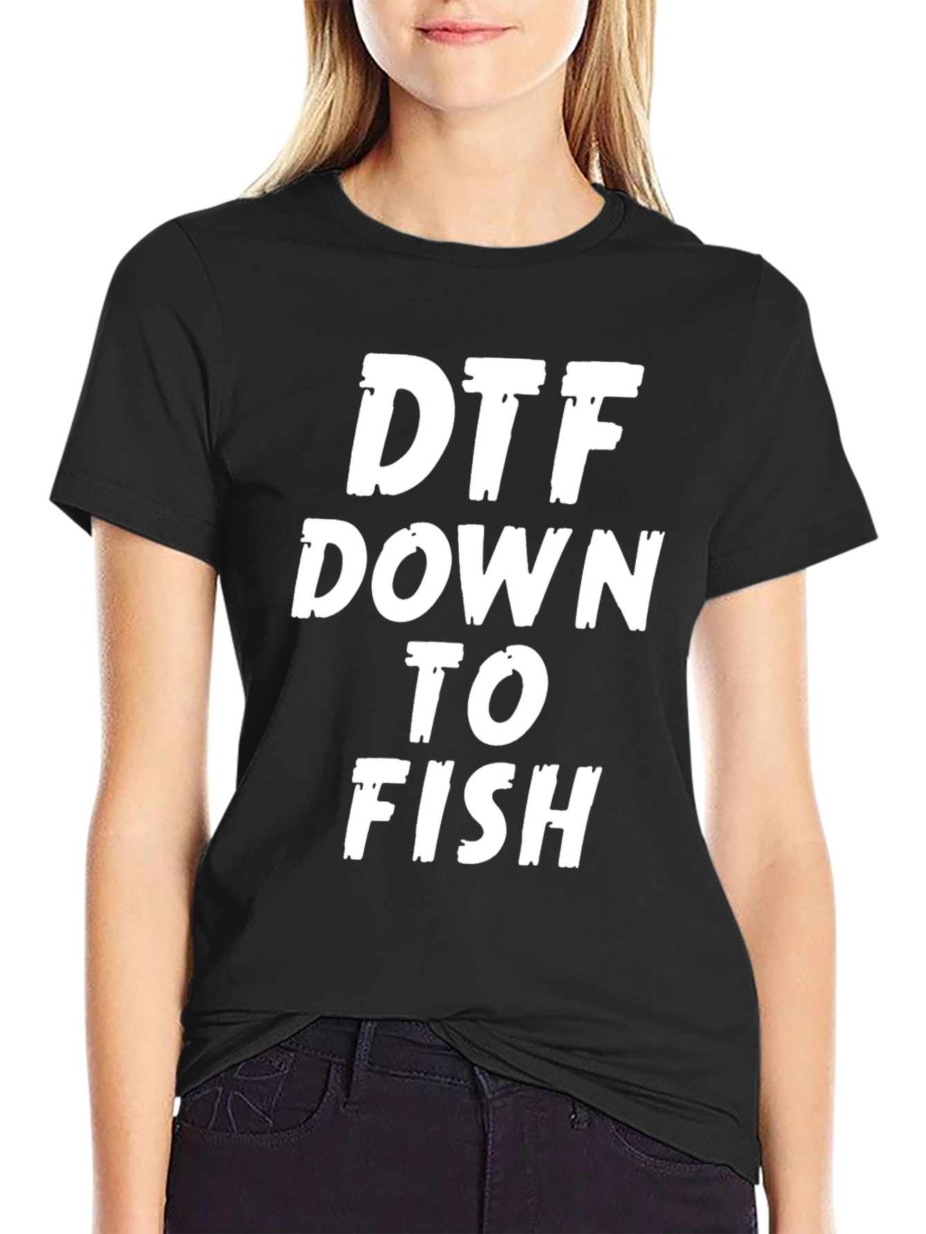 DTF Down To Fish Mens Graphic Tee