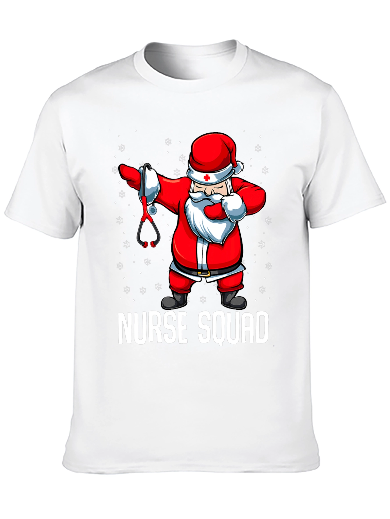 Nurse Squad Santa Dabbing T-Shirt