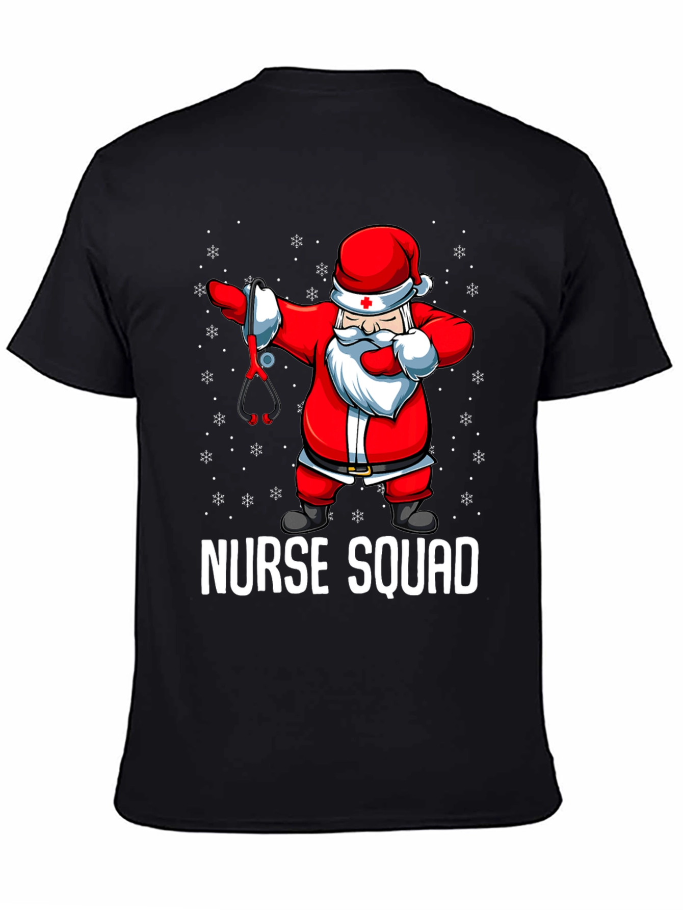 Nurse Squad Santa Dabbing T-Shirt