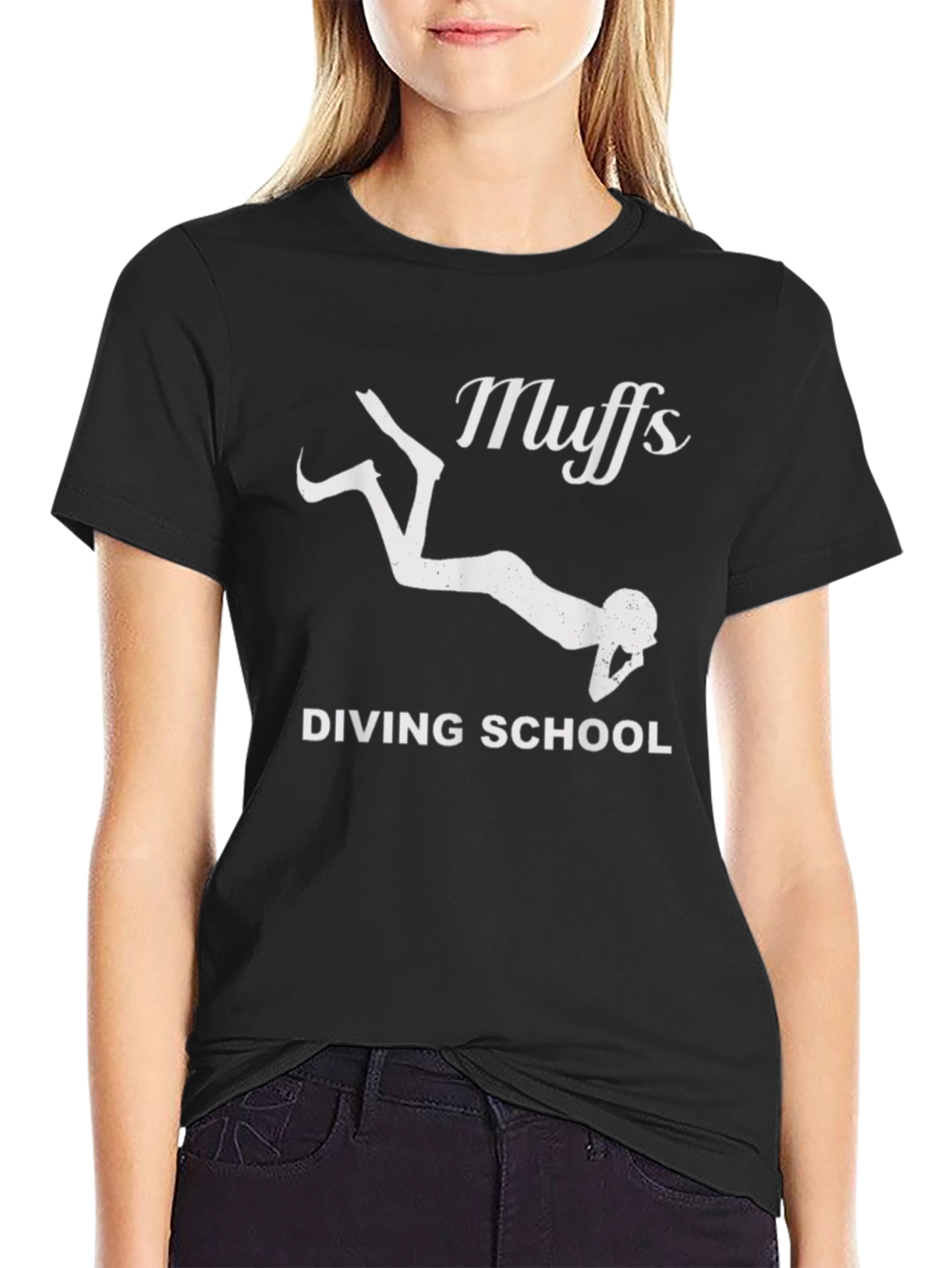 Muffs Diving School Black T-Shirt
