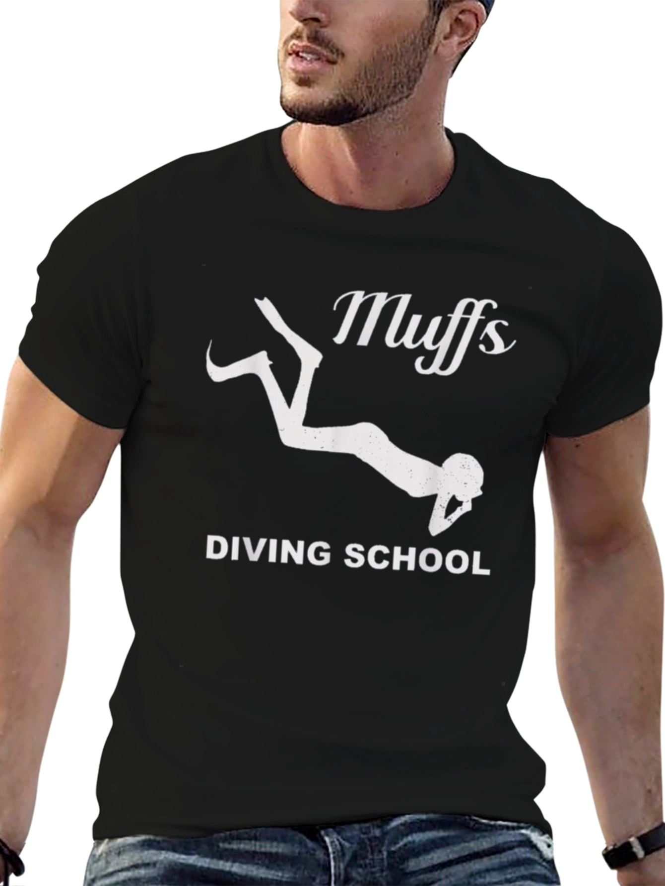 Muffs Diving School Black T-Shirt