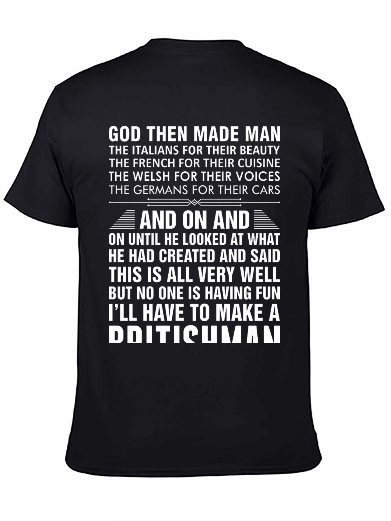 Funny British Humor T-Shirt