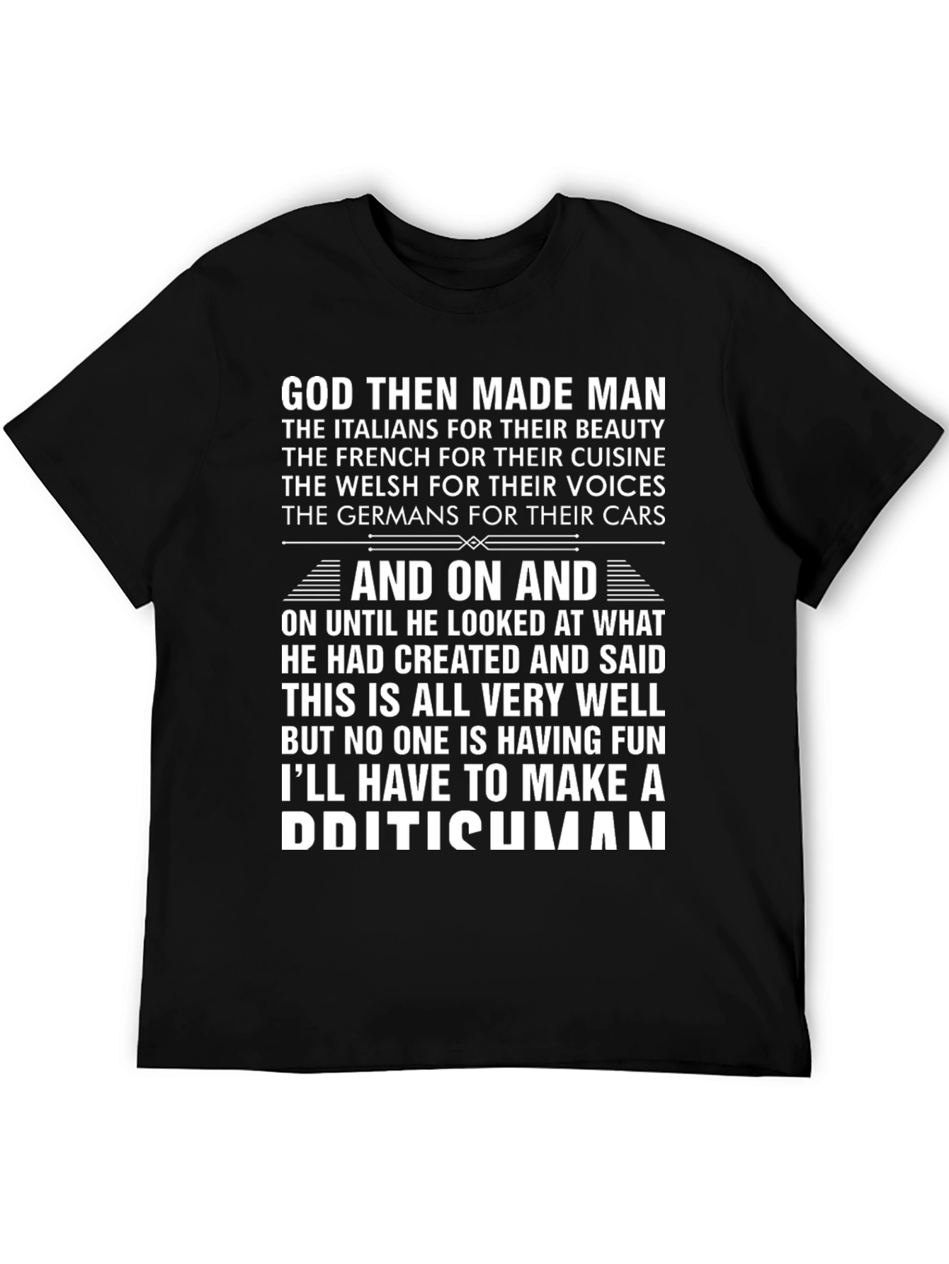 Funny British Humor T-Shirt