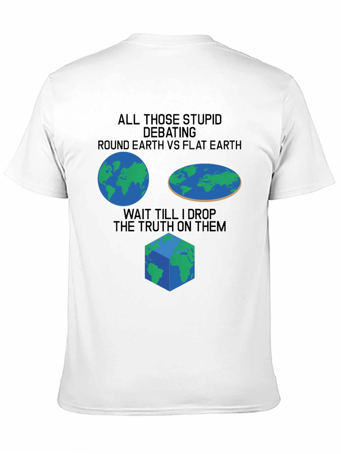 Flat Earth Truth Seeker T-Shirt