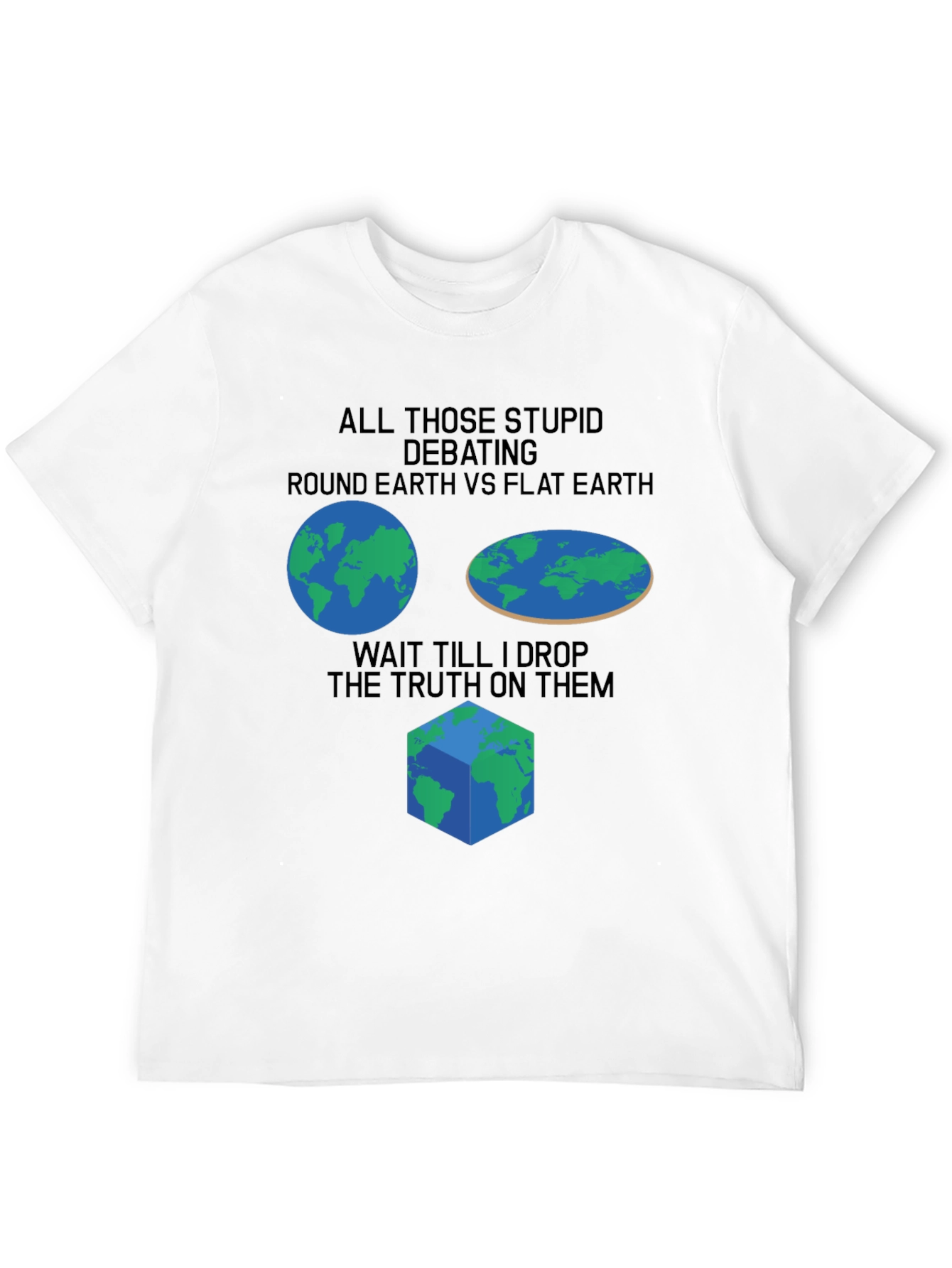 Flat Earth Truth Seeker T-Shirt