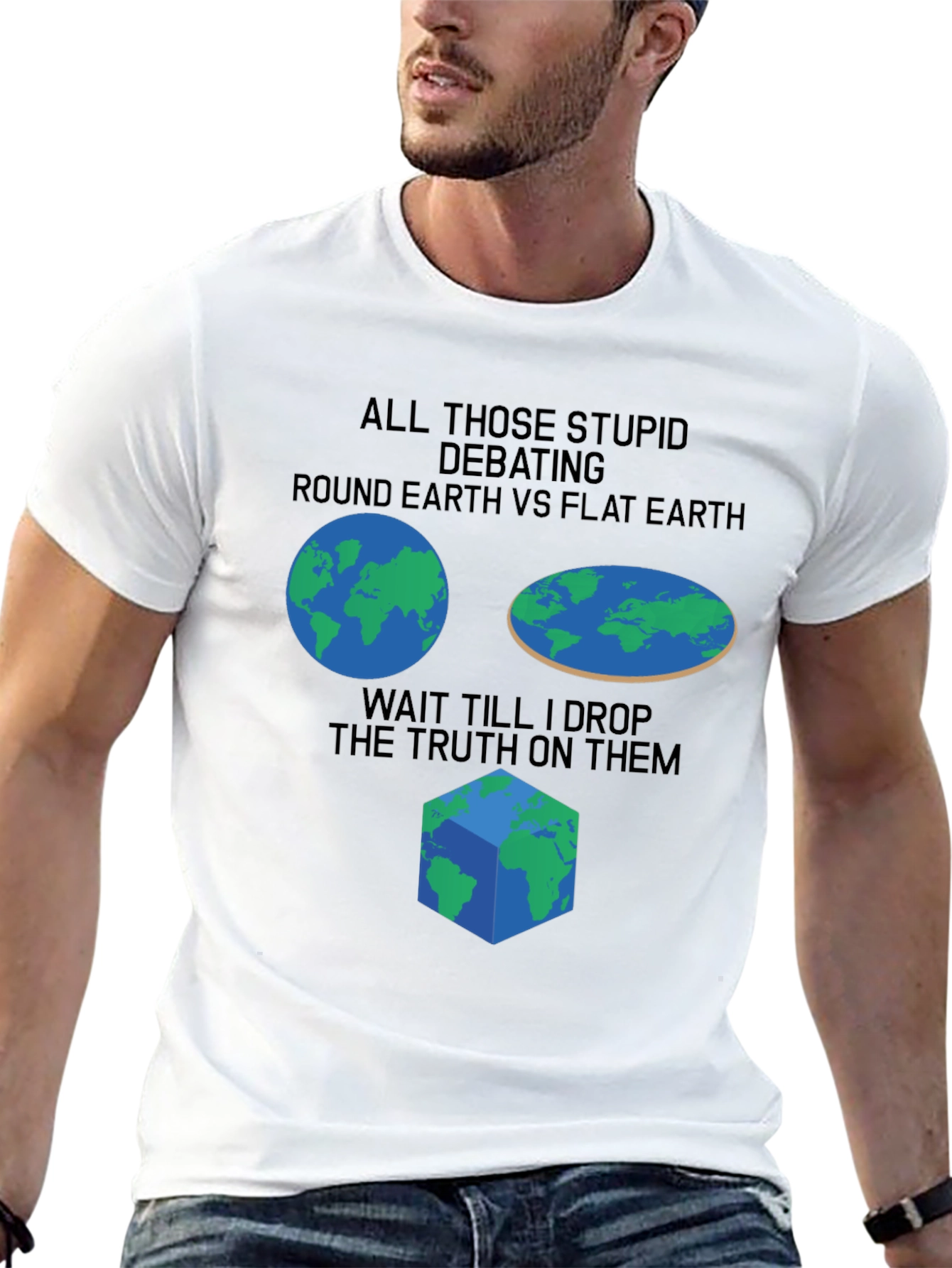Flat Earth Truth Seeker T-Shirt