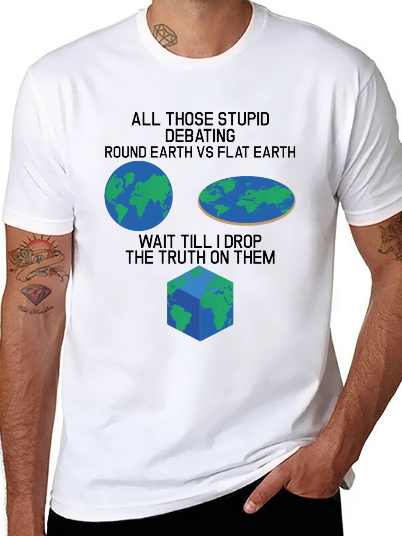 Flat Earth Truth Seeker T-Shirt