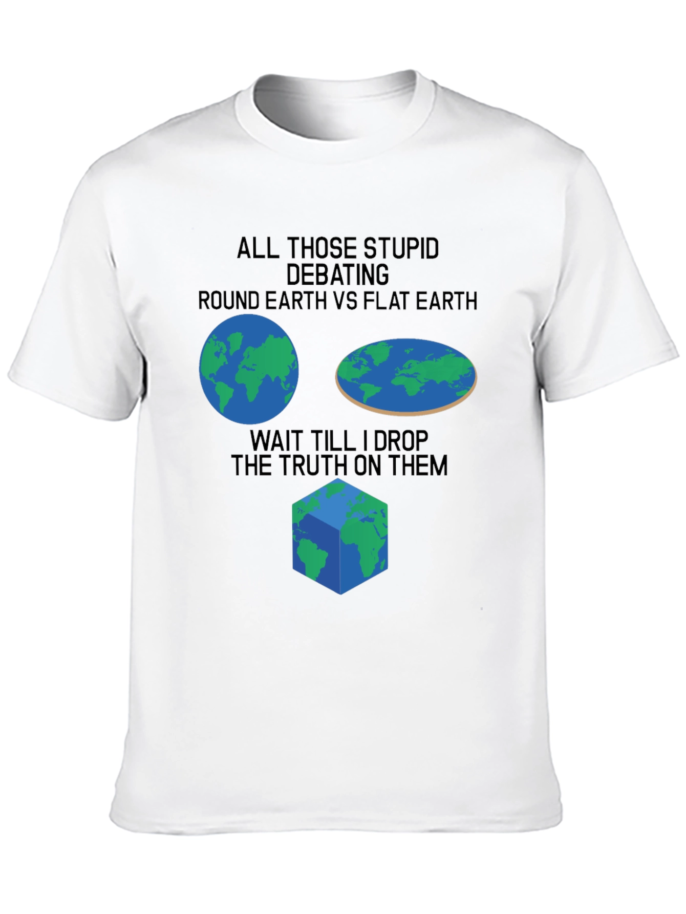 Flat Earth Truth Seeker T-Shirt
