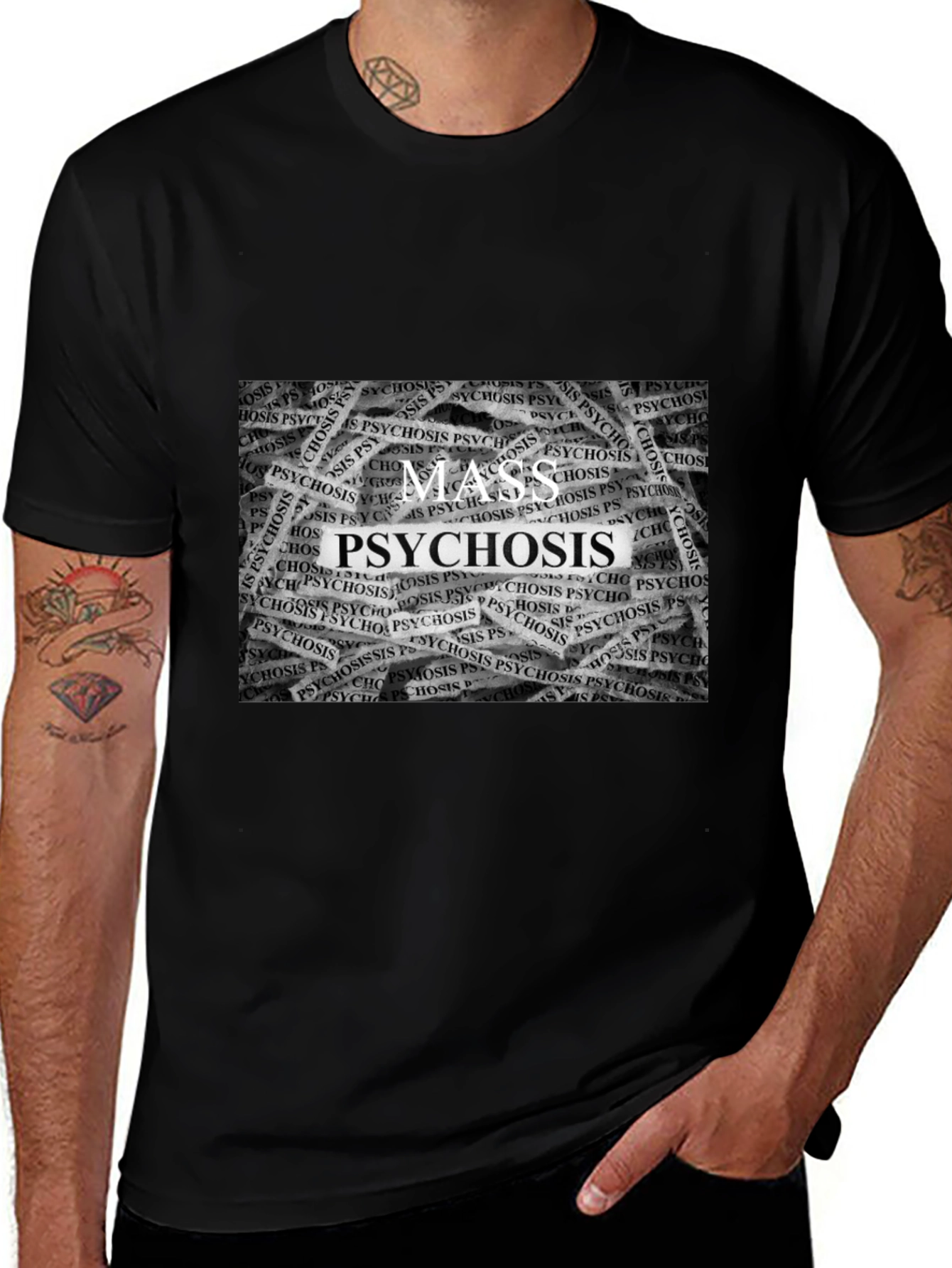 Mass Psychosis Graphic T-Shirt