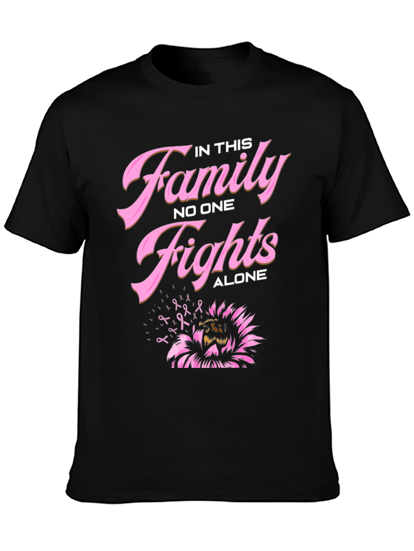 In This Family Nobody Fights Alone T-Shirt