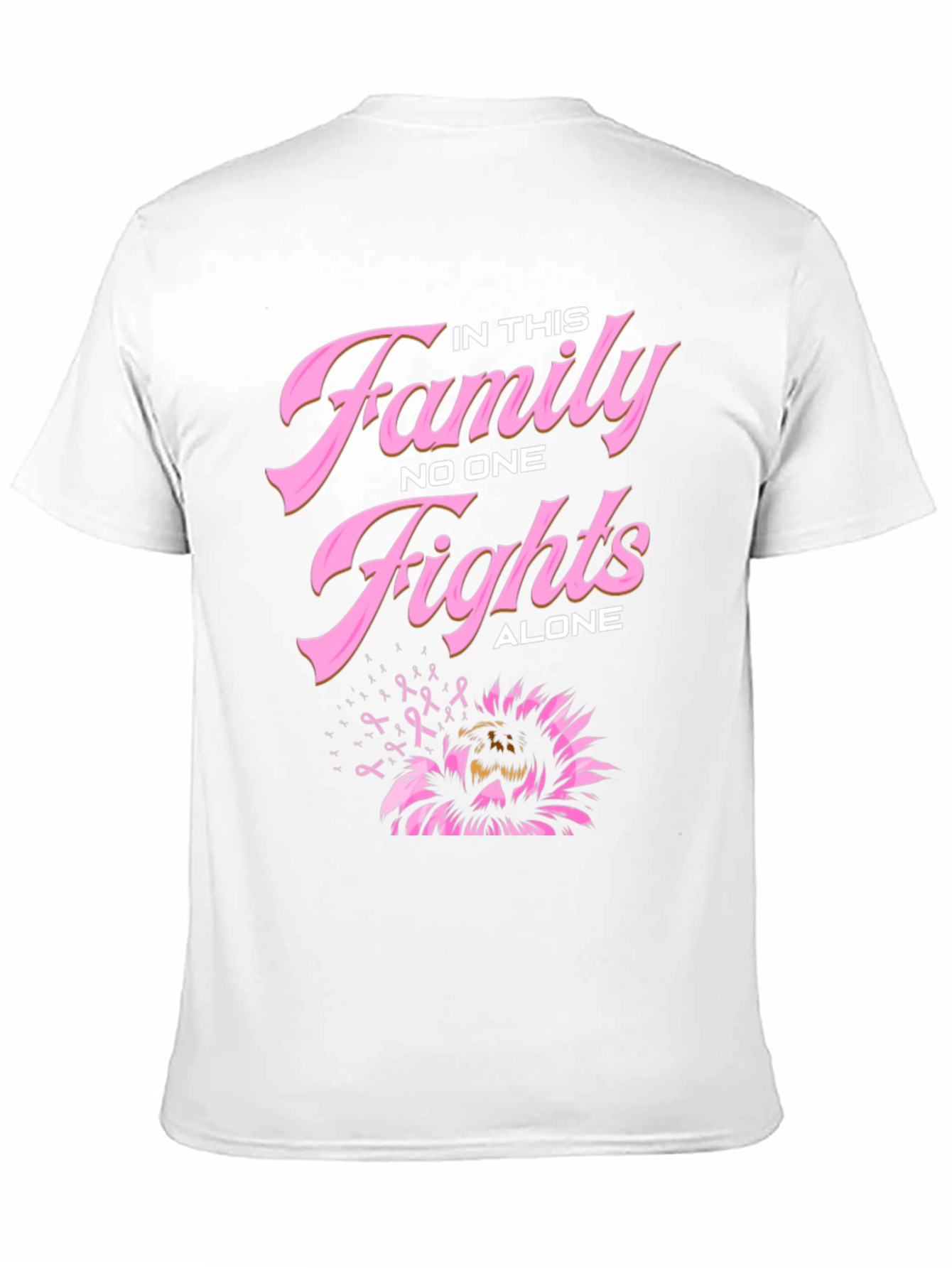In This Family Nobody Fights Alone T-Shirt