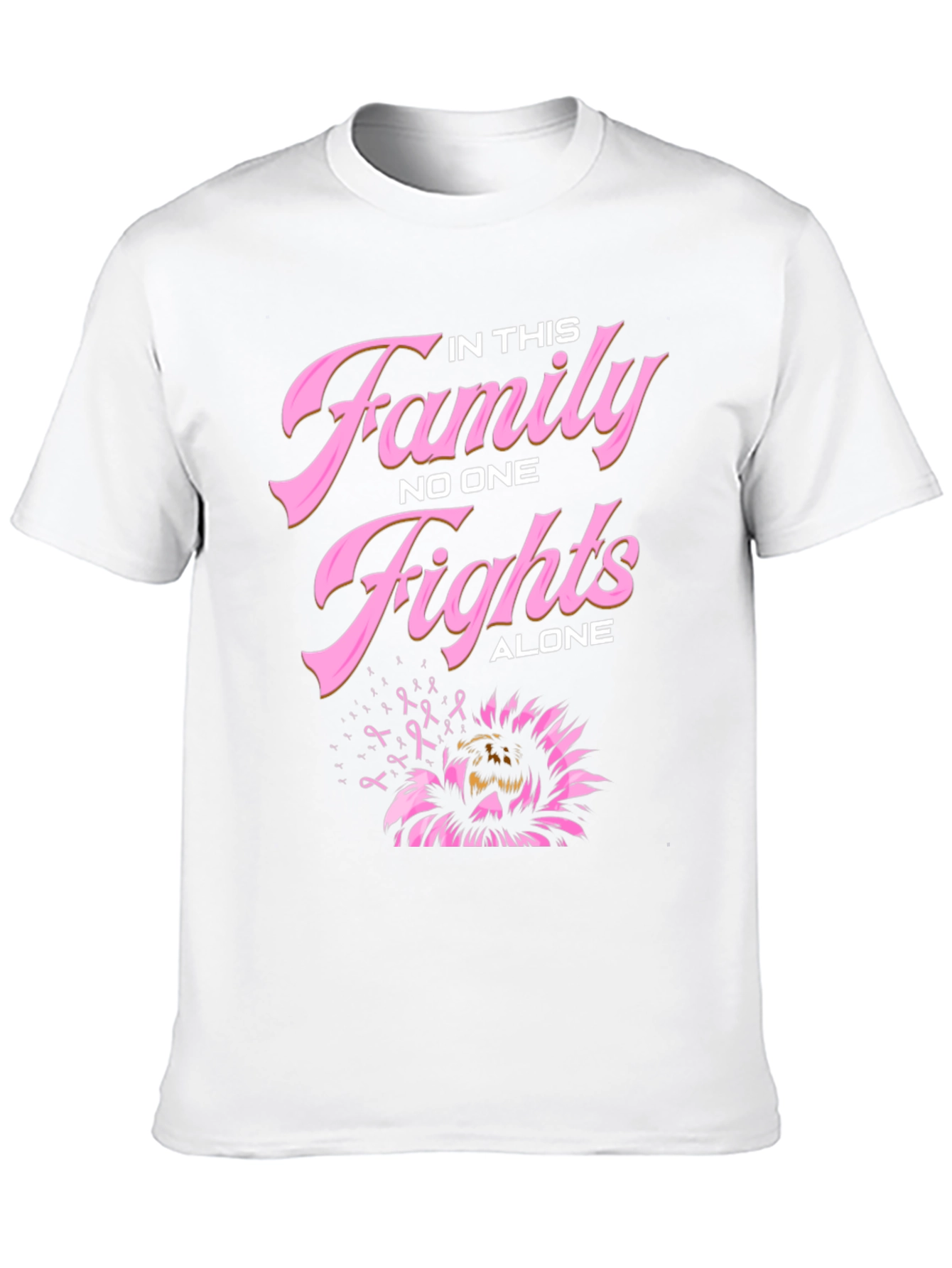 In This Family Nobody Fights Alone T-Shirt