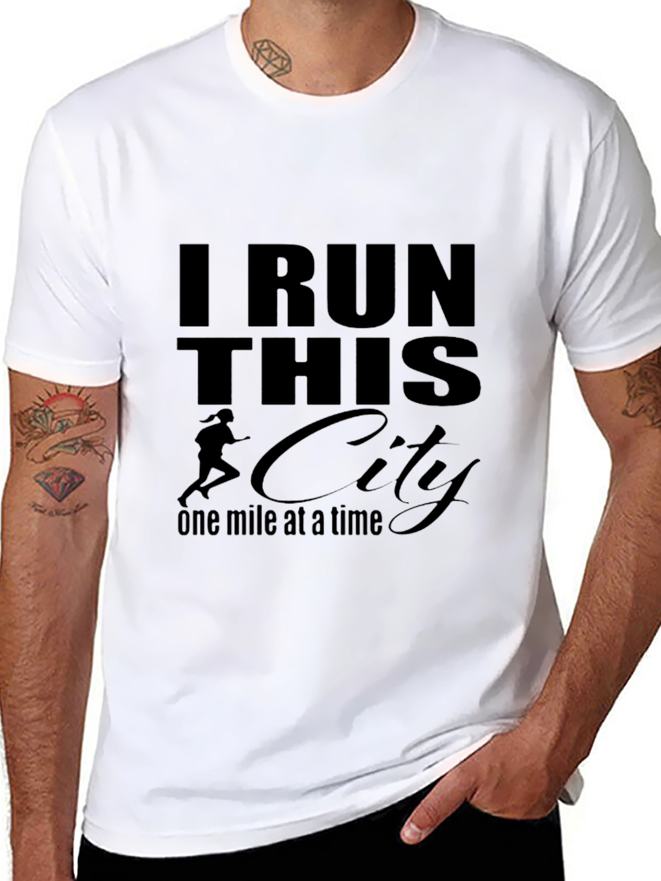 I Run This City T-Shirt - Running Motivation