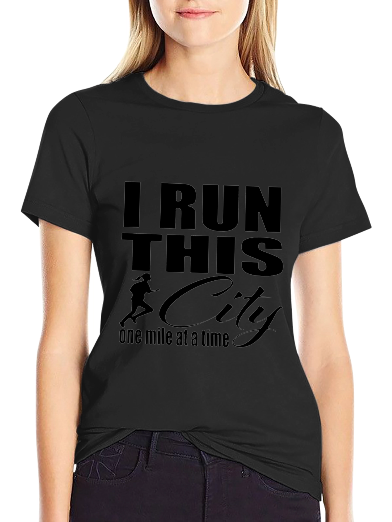 I Run This City T-Shirt - Running Motivation