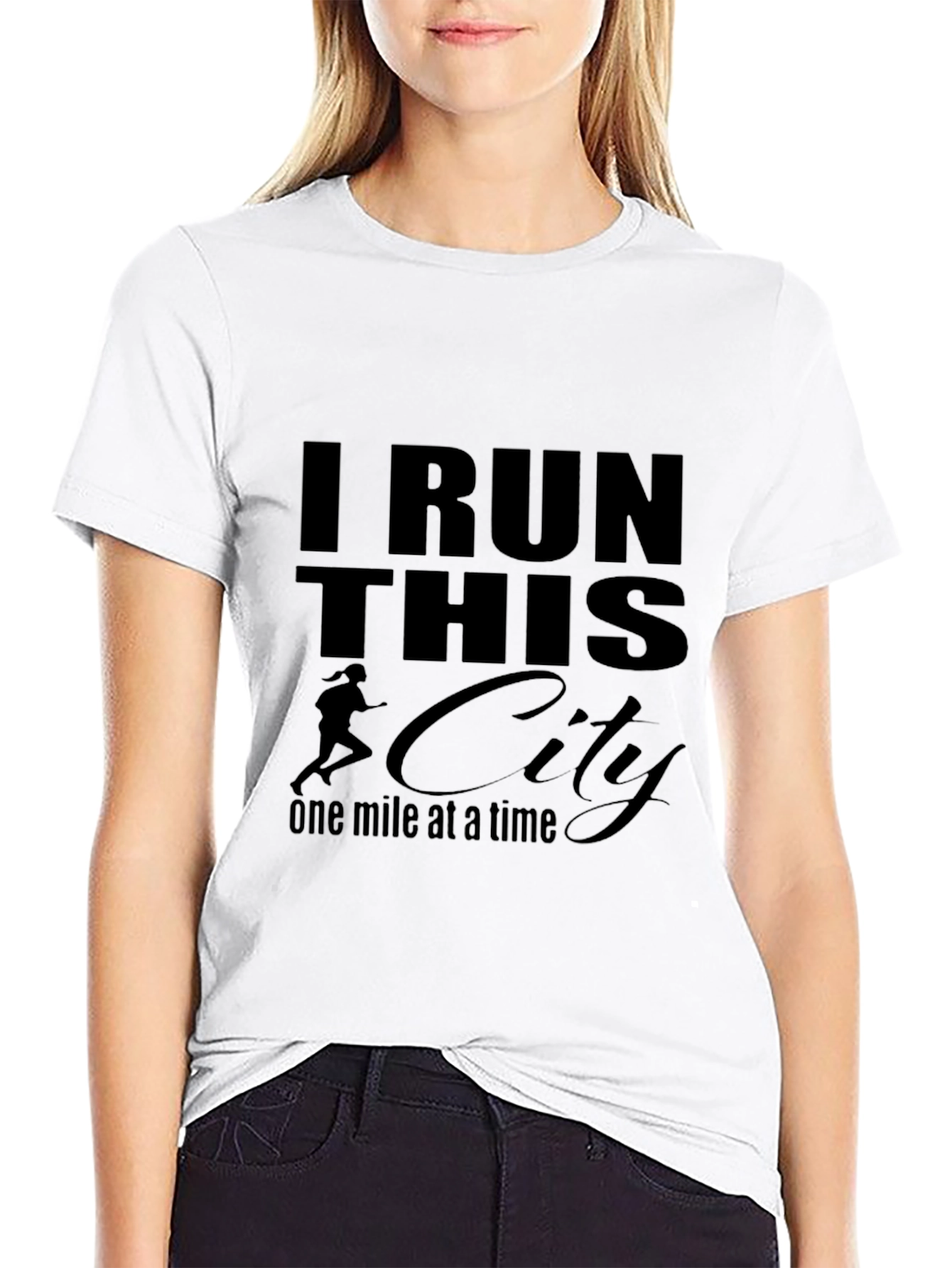 I Run This City T-Shirt - Running Motivation