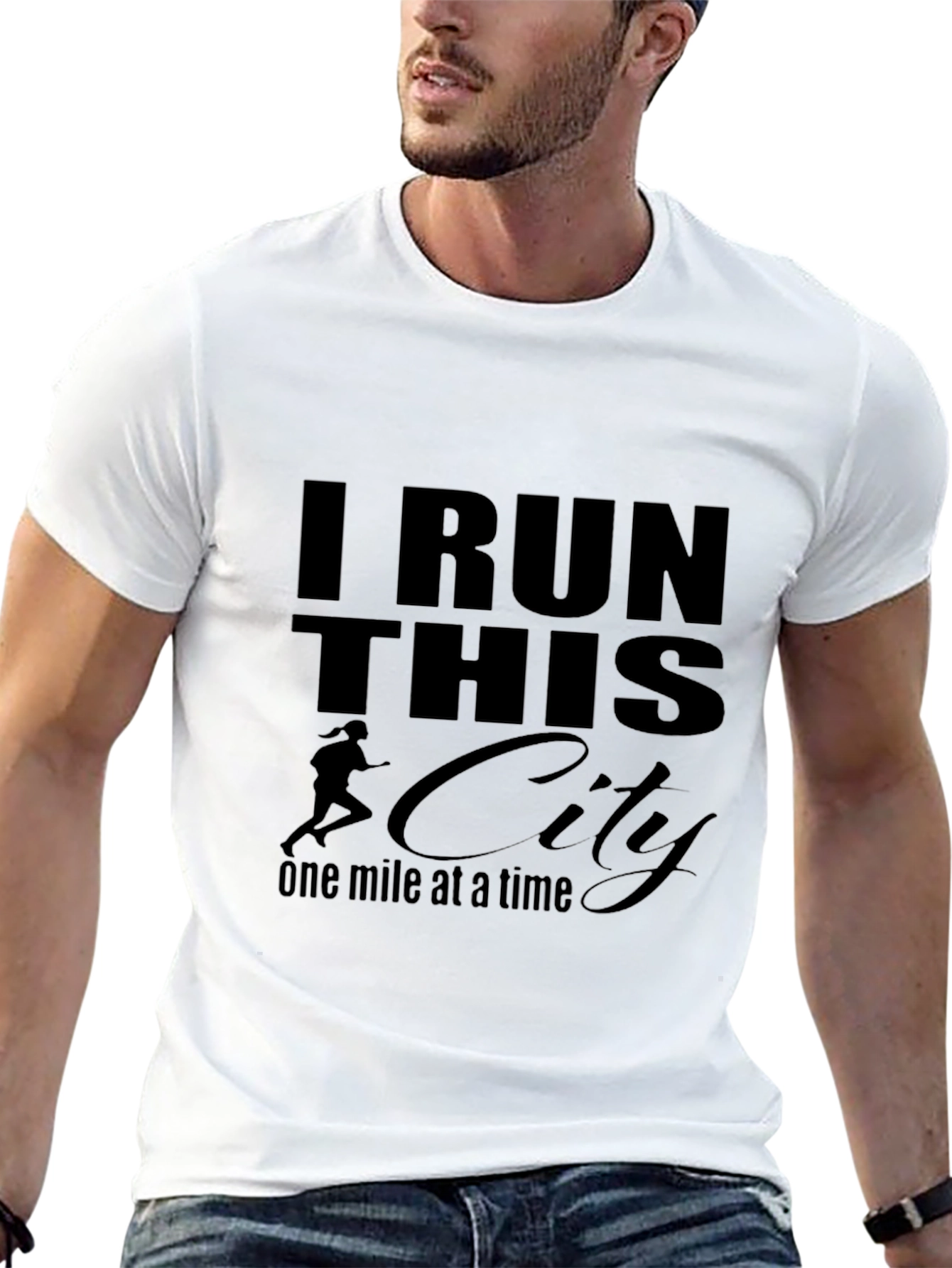 I Run This City T-Shirt - Running Motivation