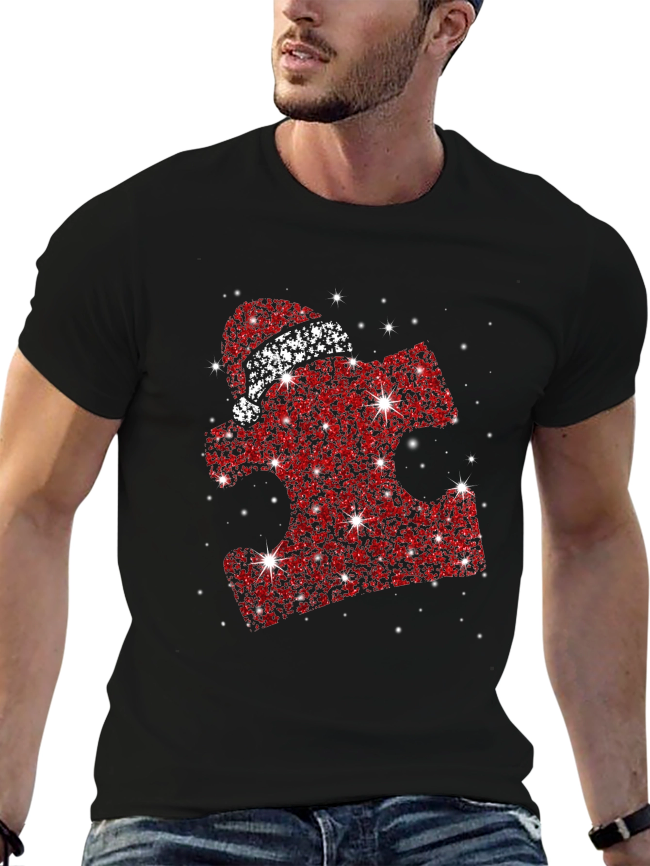 Autism Awareness Christmas Puzzle T-Shirt