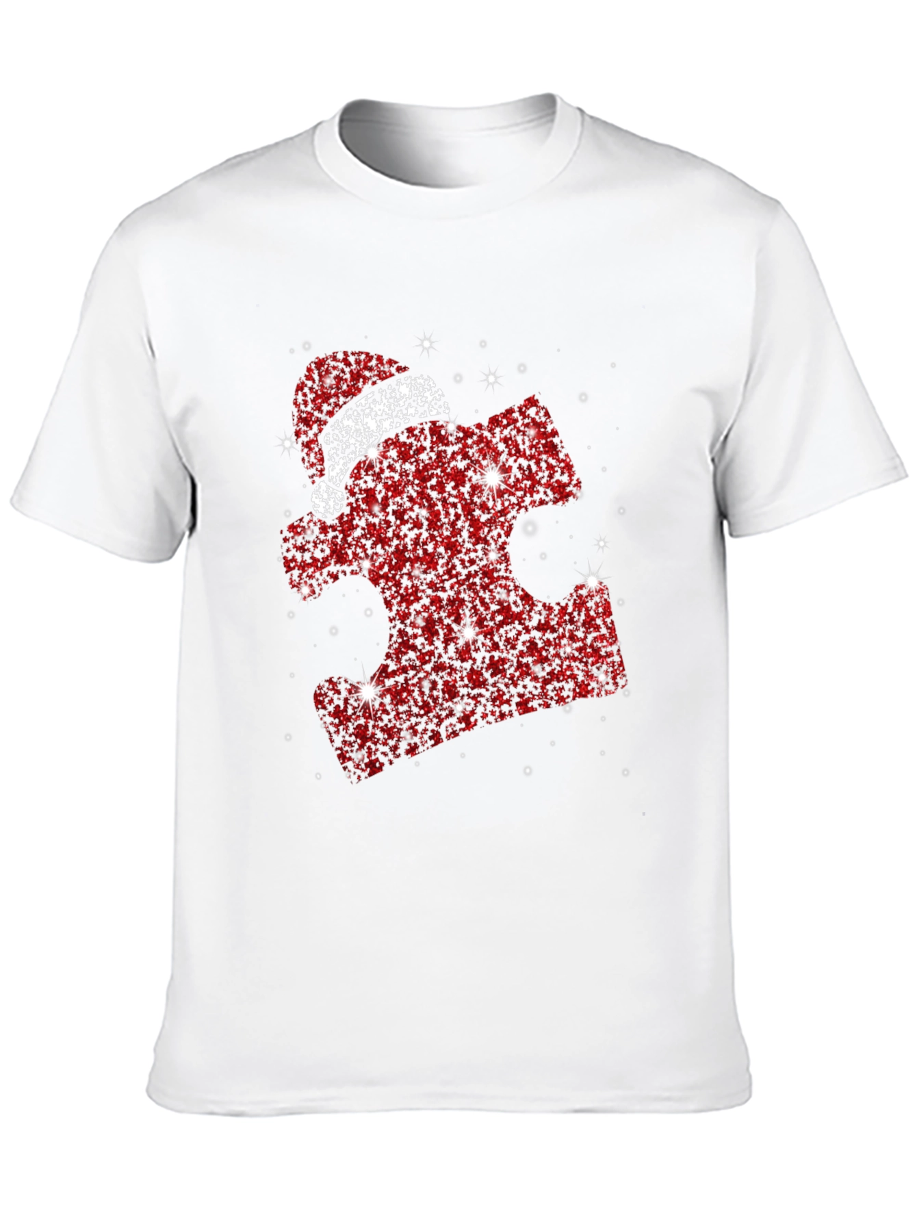 Autism Awareness Christmas Puzzle T-Shirt