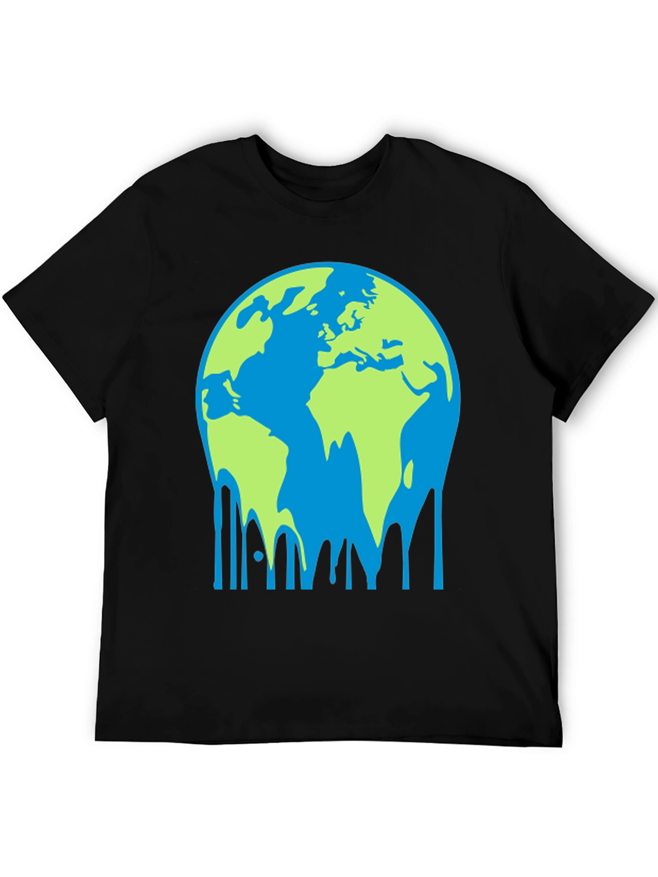 Melting Earth Graphic Tee - Global Warming Awareness