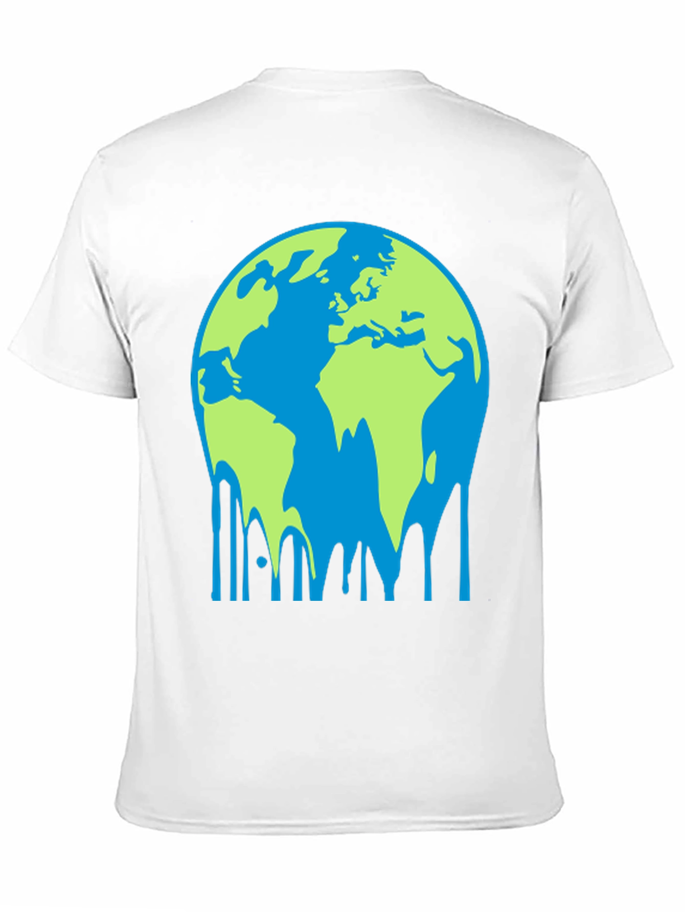 Melting Earth Graphic Tee - Global Warming Awareness